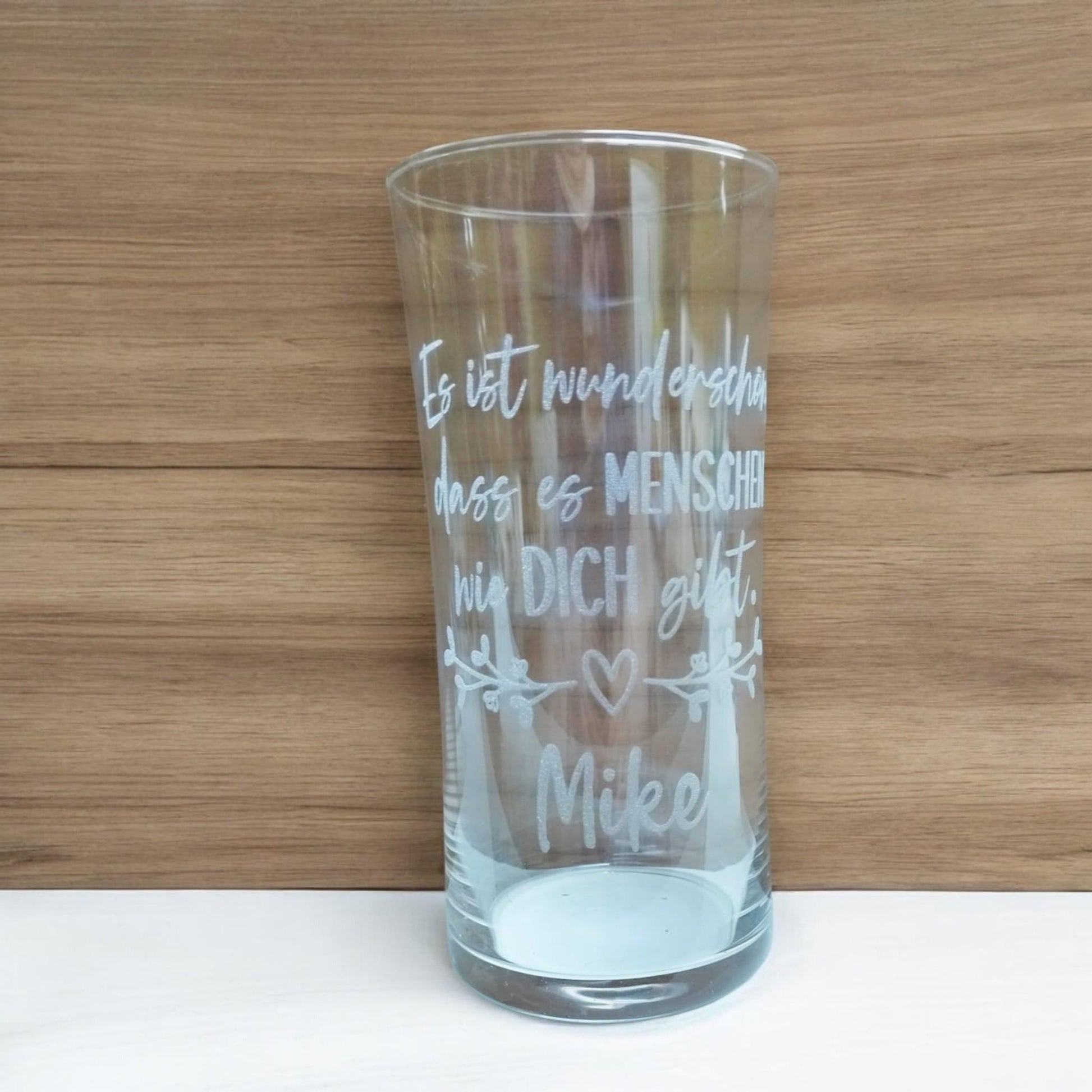 Großes Smoothie-Glas, Cocktail-Glas für einen besonderen Menschen, personalisiert mit Namen, Geschenk für viele Gelegenheiten, 500 ml