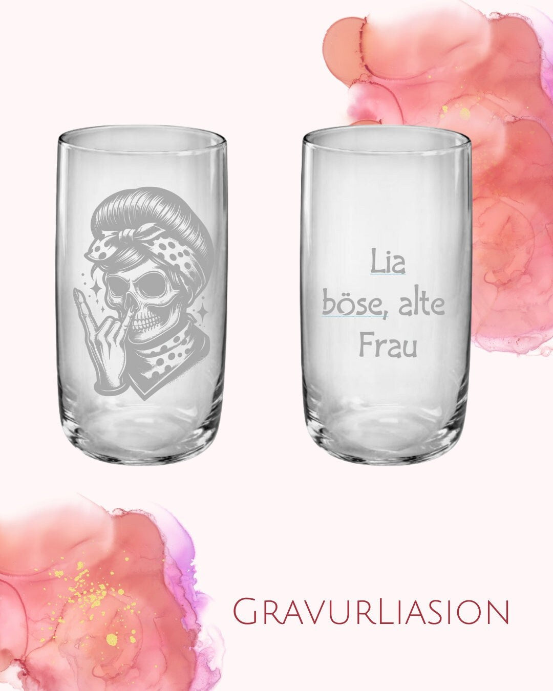 Einzigartiges Funglas im Totenkopf-Design – Perfektes Geschenk für Sammler und Enthusiasten, Spaß-Geschenk, Skull Design