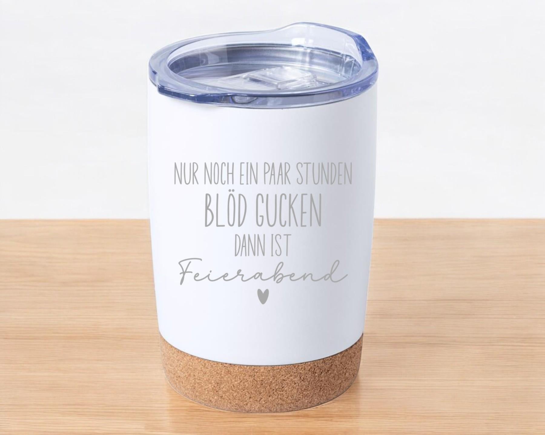 Thermobecher mit frechen Spruch, Tasse mit Spruch, Kaffeebecher, auf Wunsch mit Namen, Geschenk für Freundin, für unterwegs, Art.Nr. TB-15