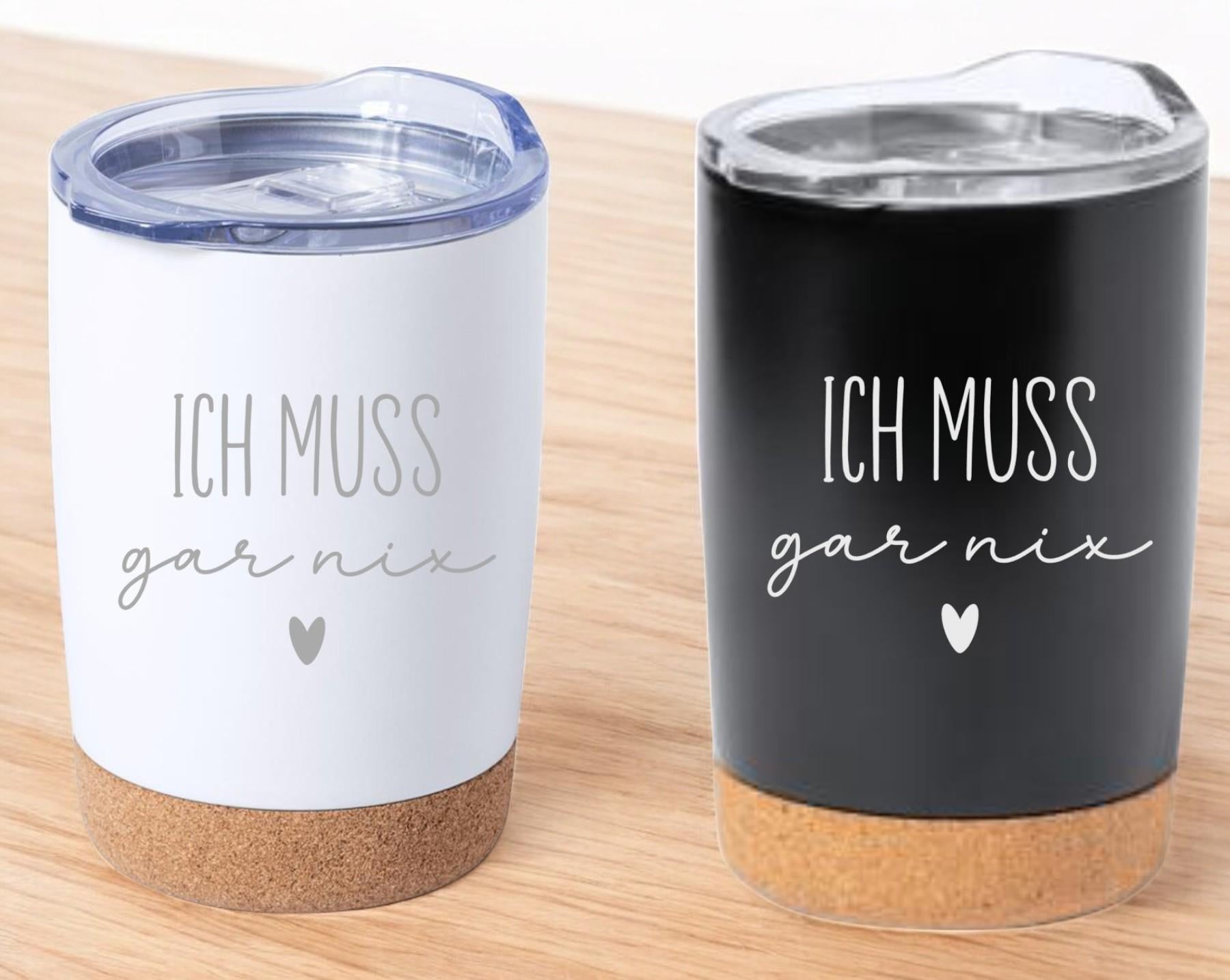 Thermobecher mit frechen Spruch, Tasse mit Spruch, Kaffeebecher, auf Wunsch mit Namen, Geschenk für Freundin, für unterwegs, Art.Nr. TB-11