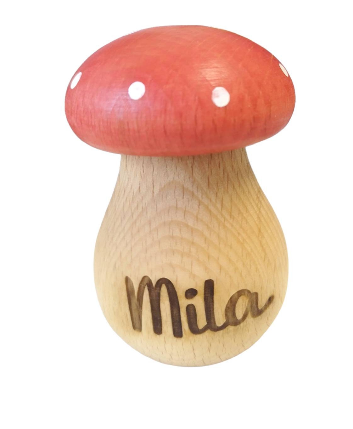 Nussknacker Pilz, Massiv Holz, Nüsse knacken, personalisiert