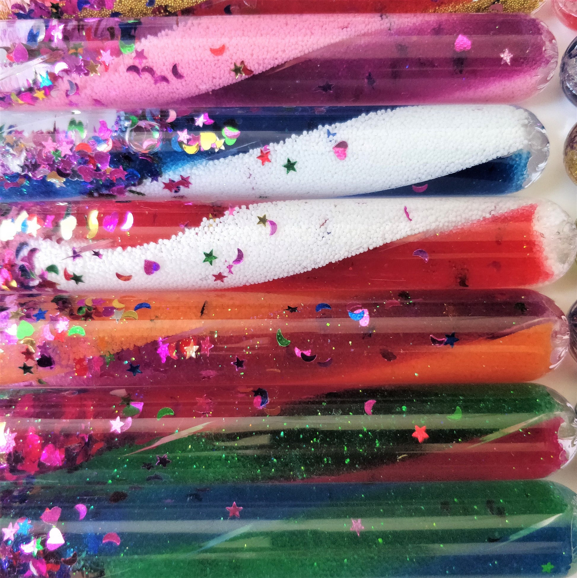 Zauberstab mit Glitter und Namenswunsch, 32 cm lang, 1 Stück, Glitterstab in 2 Farben mit Namensgravur oder ohne, Rollenspiel