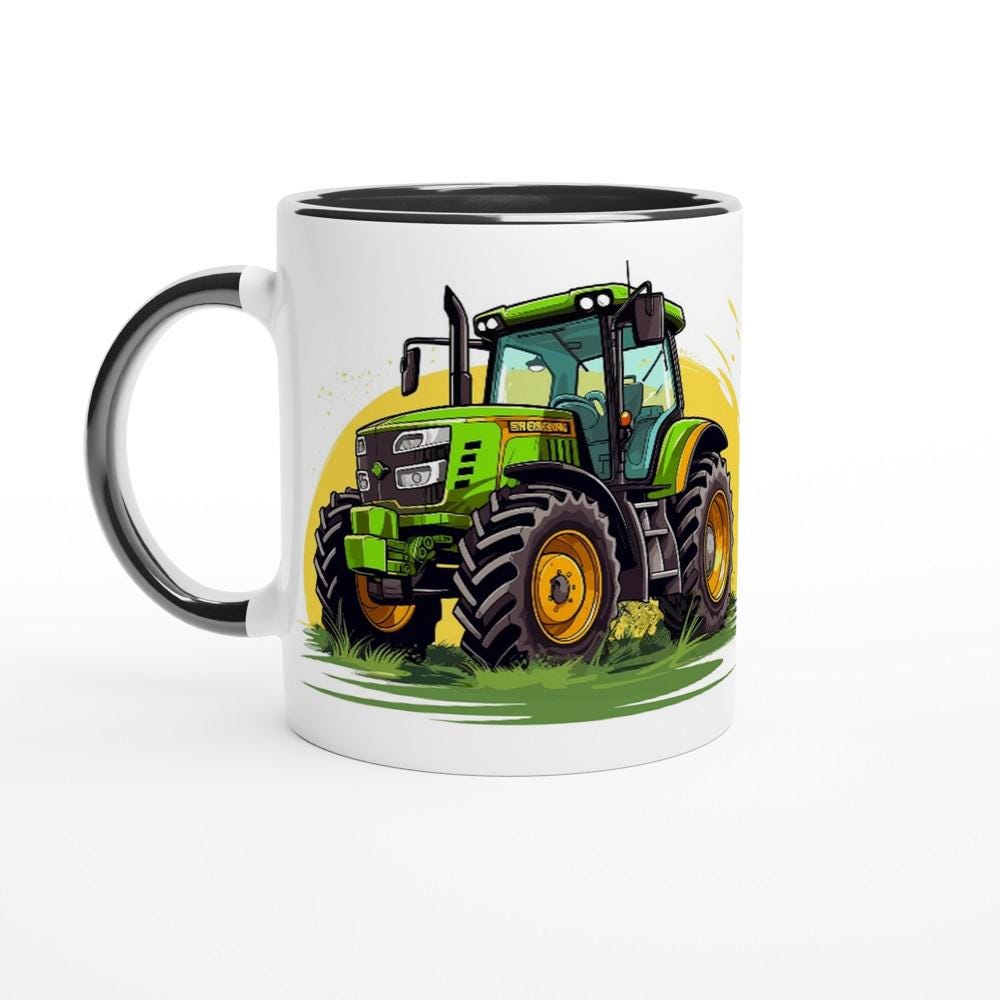 Weiße Keramiktasse mit farbiger Innenseite, versch. Farben zur Auswahl, personalisiert mit deinem Wunschnamen