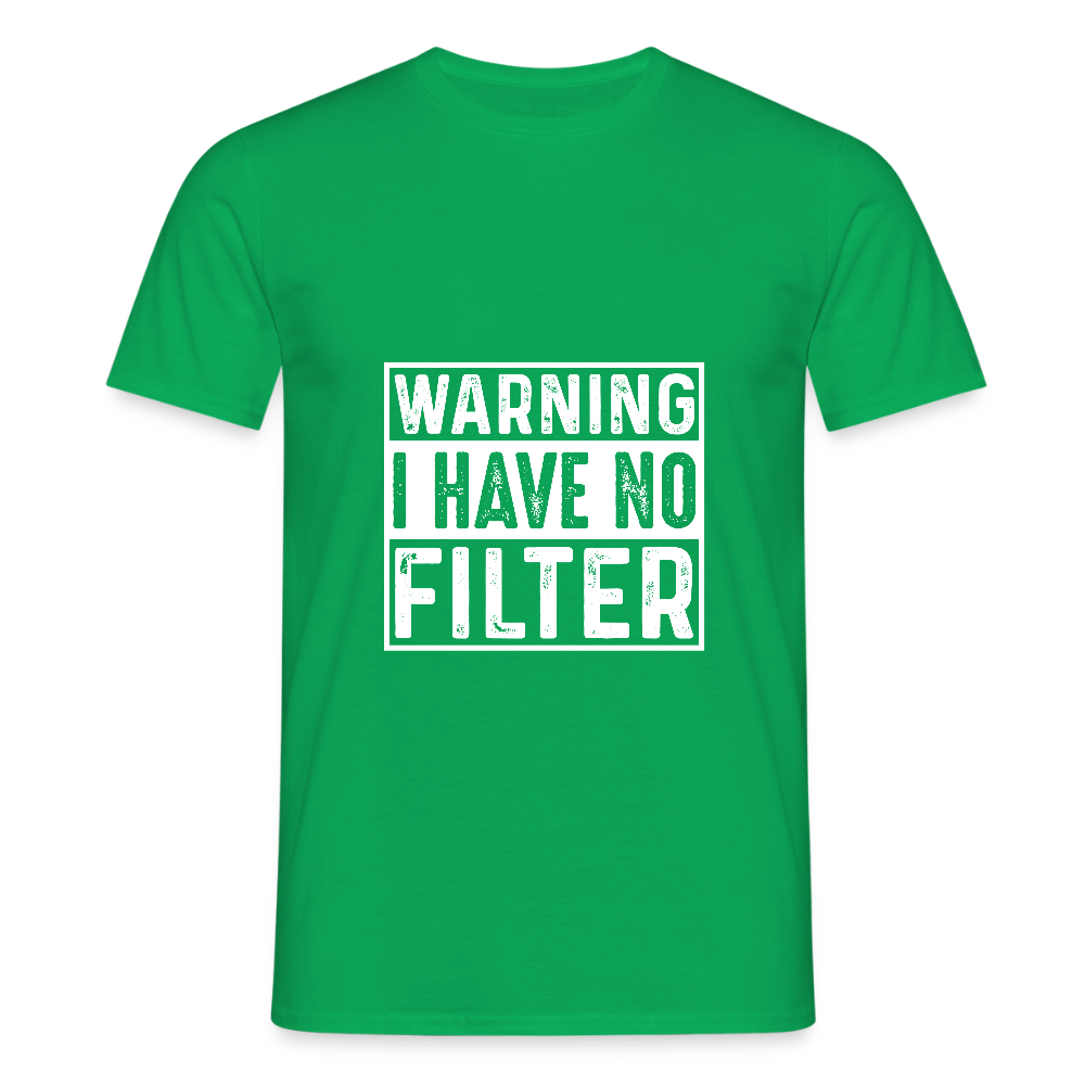 Männer T-Shirt ohne Filter - Kelly Green