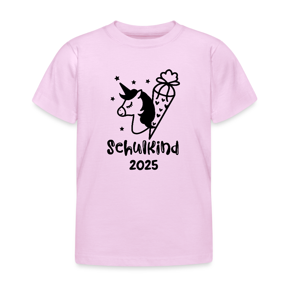 Kinder T-Shirt Schulstart - Hellrosa