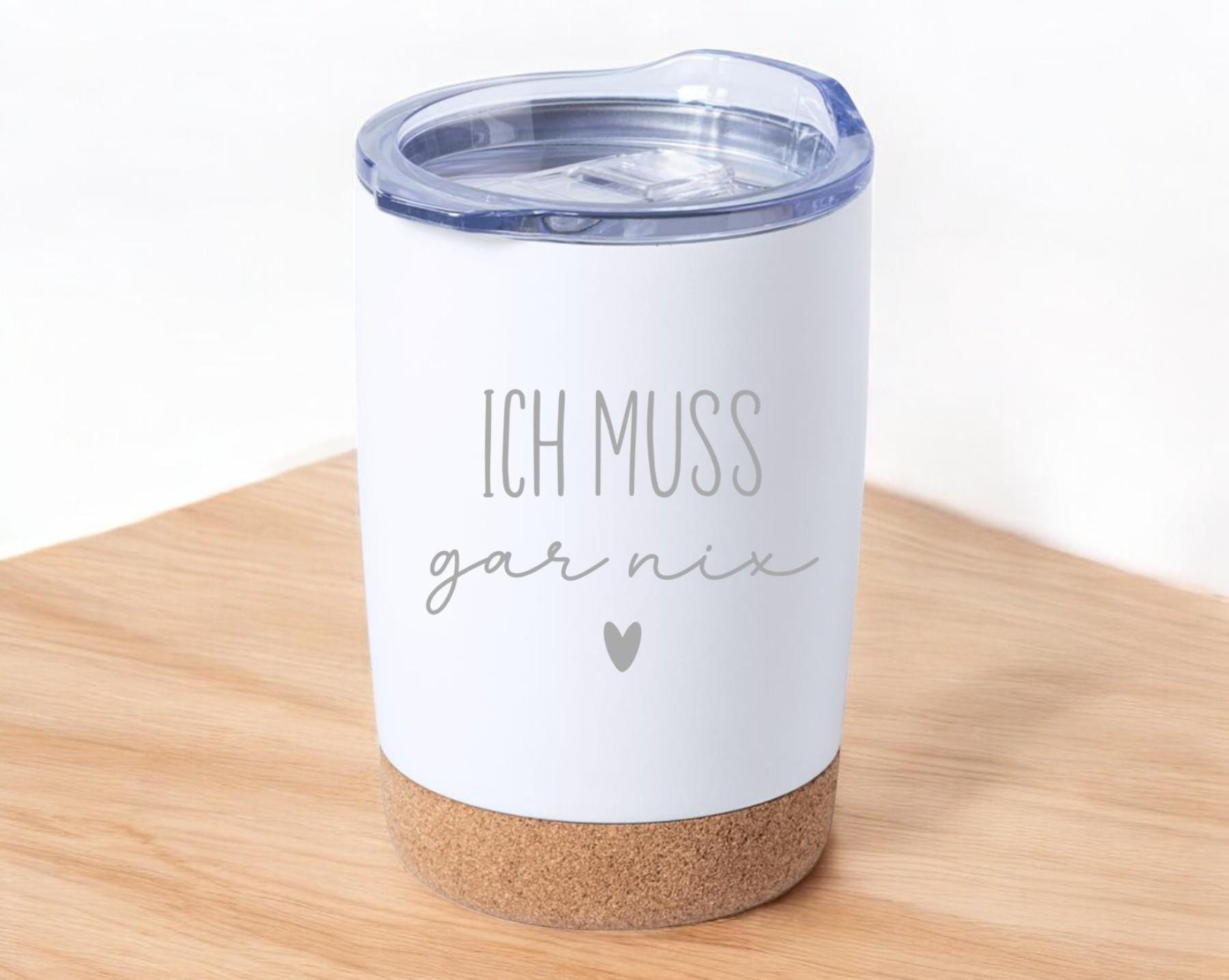 Thermobecher mit frechen Spruch, Tasse mit Spruch, Kaffeebecher, auf Wunsch mit Namen, Geschenk für Freundin, für unterwegs, Art.Nr. TB-11