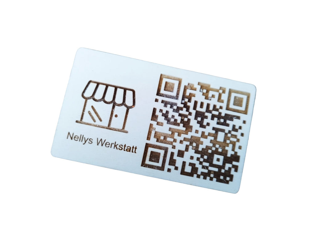Personalisiertes QR Code Schild, für WLAN Passwort oder Webseiten Code usw. mit Magnet zur Befestigung, aus Holz, benutzerdefiniert