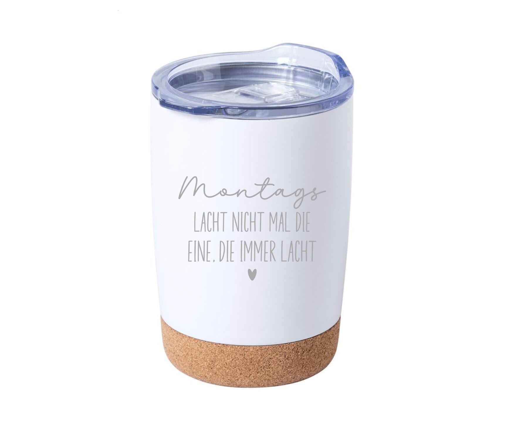 Thermobecher mit frechen Spruch, Tasse mit Spruch, Kaffeebecher, auf Wunsch mit Namen, Geschenk für Freundin, für unterwegs, Art.Nr. TB-13