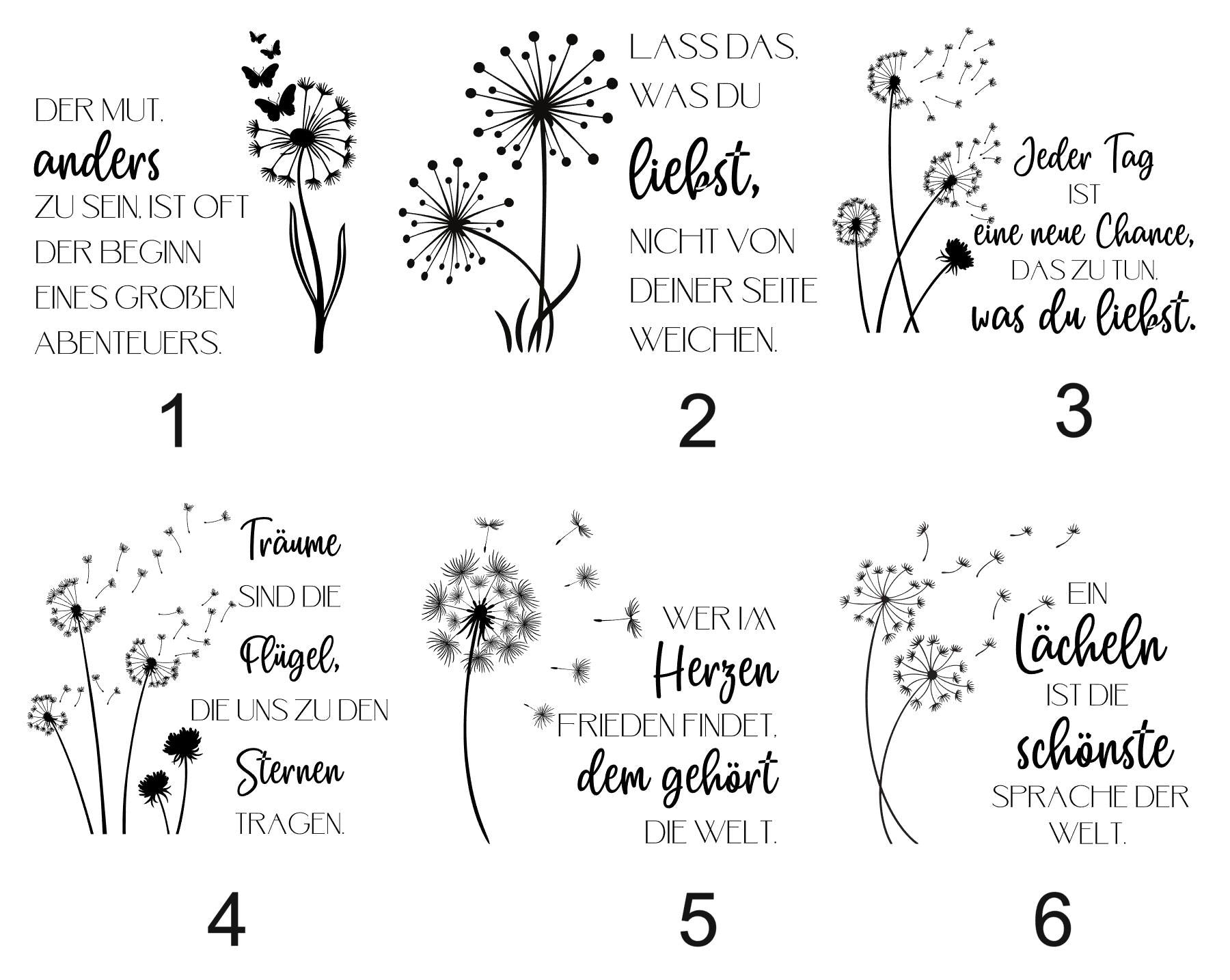 Teeglas mit schönem Spruch + Namen, Geschenk für Freundin, Teetrinkerin, verschiedene Sprüche, Liebe, Mut, Lächeln usw. Art.-Nr. TG1