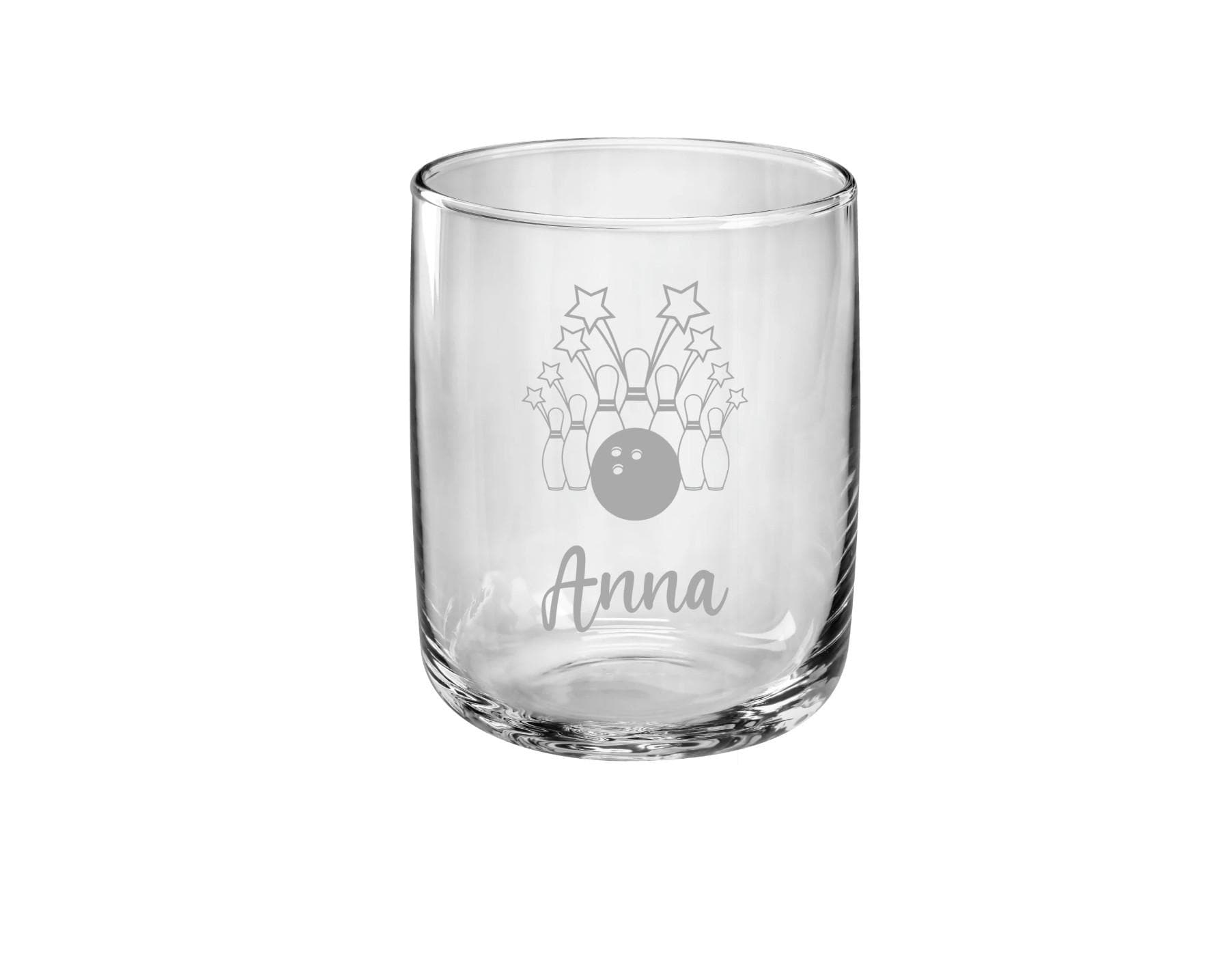 Personalisierte gravierte Gläser mit Bowlingmotiv – Dein Name, 3 Formen, 8 Modelle – Perfektes Geschenk für Bowling-Fans! Art.-Nr. Sport_2