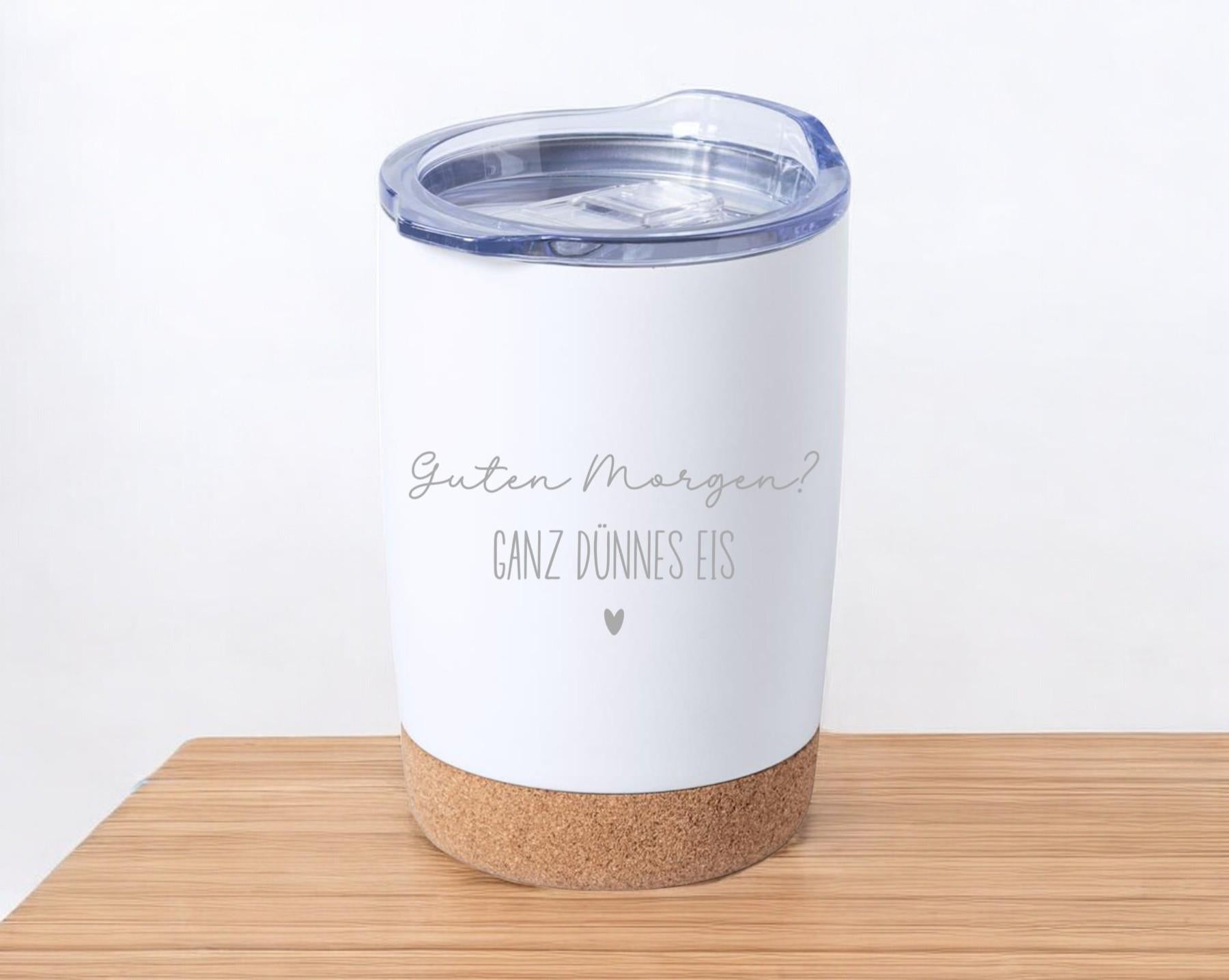 Thermobecher mit frechen Spruch, Tasse mit Spruch, Kaffeebecher, auf Wunsch mit Namen, Geschenk für Freundin, für unterwegs, Art.Nr. TB-8