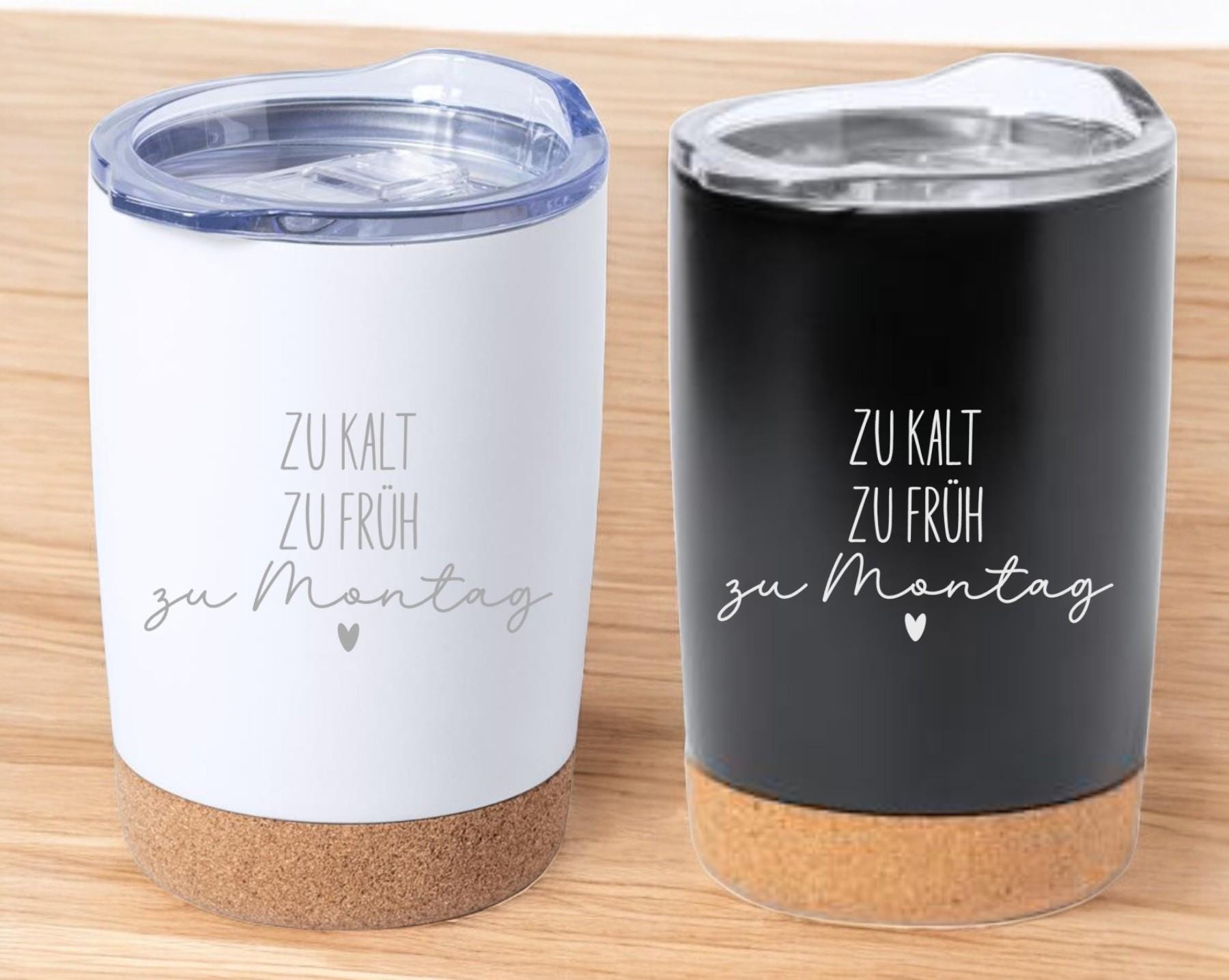 Thermobecher mit frechen Spruch, Tasse mit Spruch, Kaffeebecher, auf Wunsch mit Namen, Geschenk für Freundin, für unterwegs, Art.Nr. TB-19