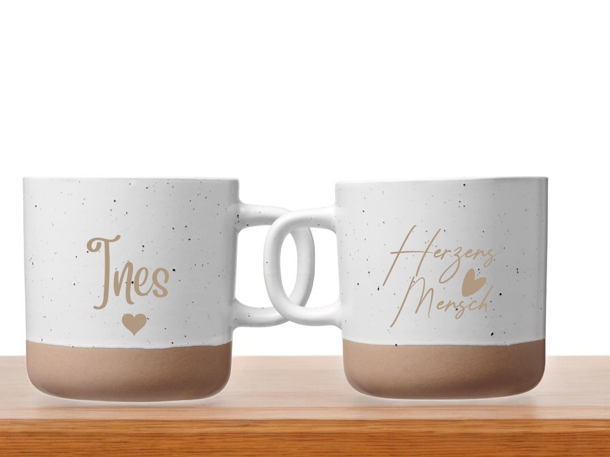 Personalisierte Tasse aus Keramik, Herzensmensch, versch. Varianten, Geschenk für die Freundin, Geschenk für Mama, mit Namen, Art.-Nr. KT1