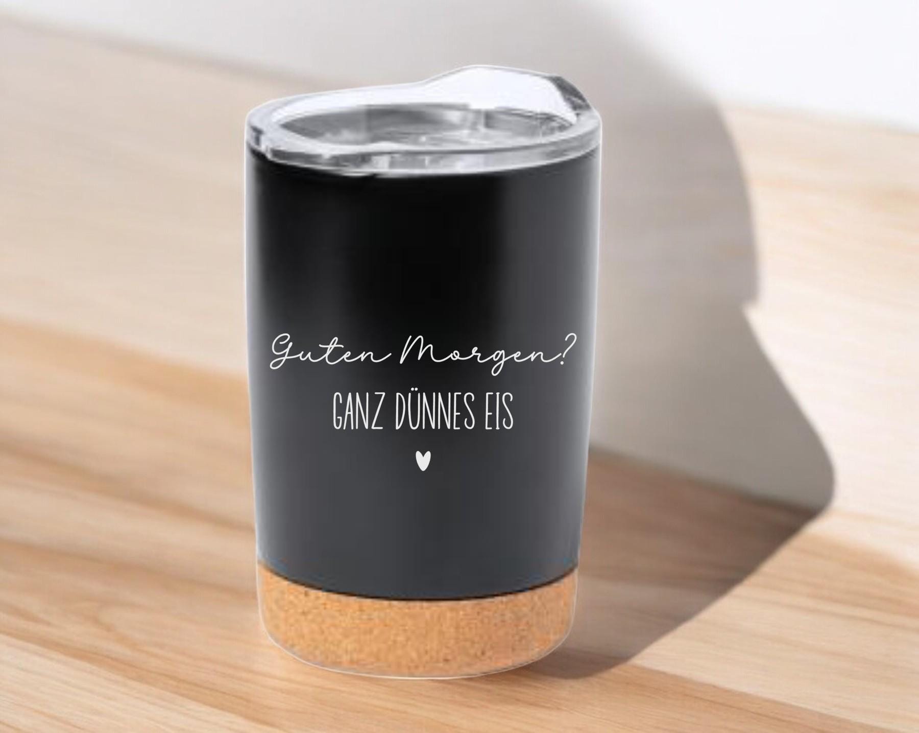 Thermobecher mit frechen Spruch, Tasse mit Spruch, Kaffeebecher, auf Wunsch mit Namen, Geschenk für Freundin, für unterwegs, Art.Nr. TB-8