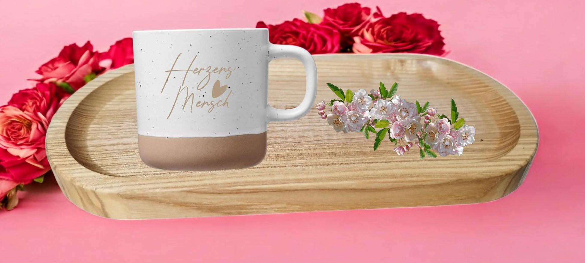 Personalisierte Tasse aus Keramik, Herzensmensch, versch. Varianten, Geschenk für die Freundin, Geschenk für Mama, mit Namen, Art.-Nr. KT1