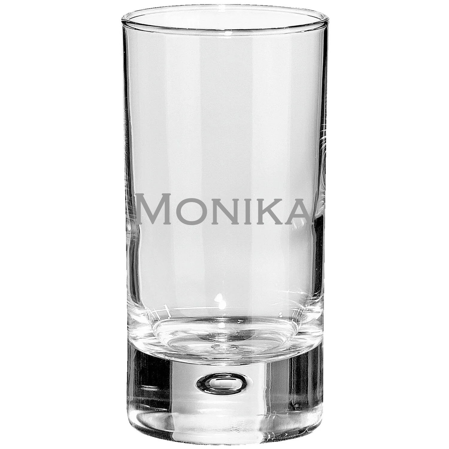 Shotglas, Schnapsglas, personalisiert, mit Wunschnamen, Geschenk, schwere Qualität, massiv, mit Wunschgravur