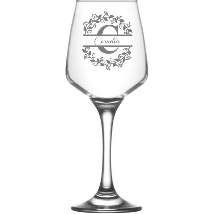 Personalisiertes Weinglas mit Gravur -  perfektes Geschenk für Weinliebhaber! Geschenk für die beste Freundin, Mutter, M