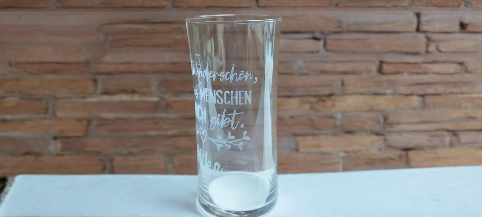 Großes Smoothie-Glas, Cocktail-Glas für einen besonderen Menschen, personalisiert mit Namen, Geschenk für viele Gelegenheiten, 500 ml
