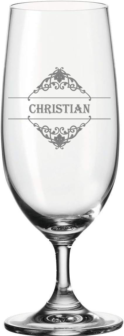 Bierglas, Biertulpe, mit Gravur, personalisiert, mit Namen, Geschenk für Biertrinker