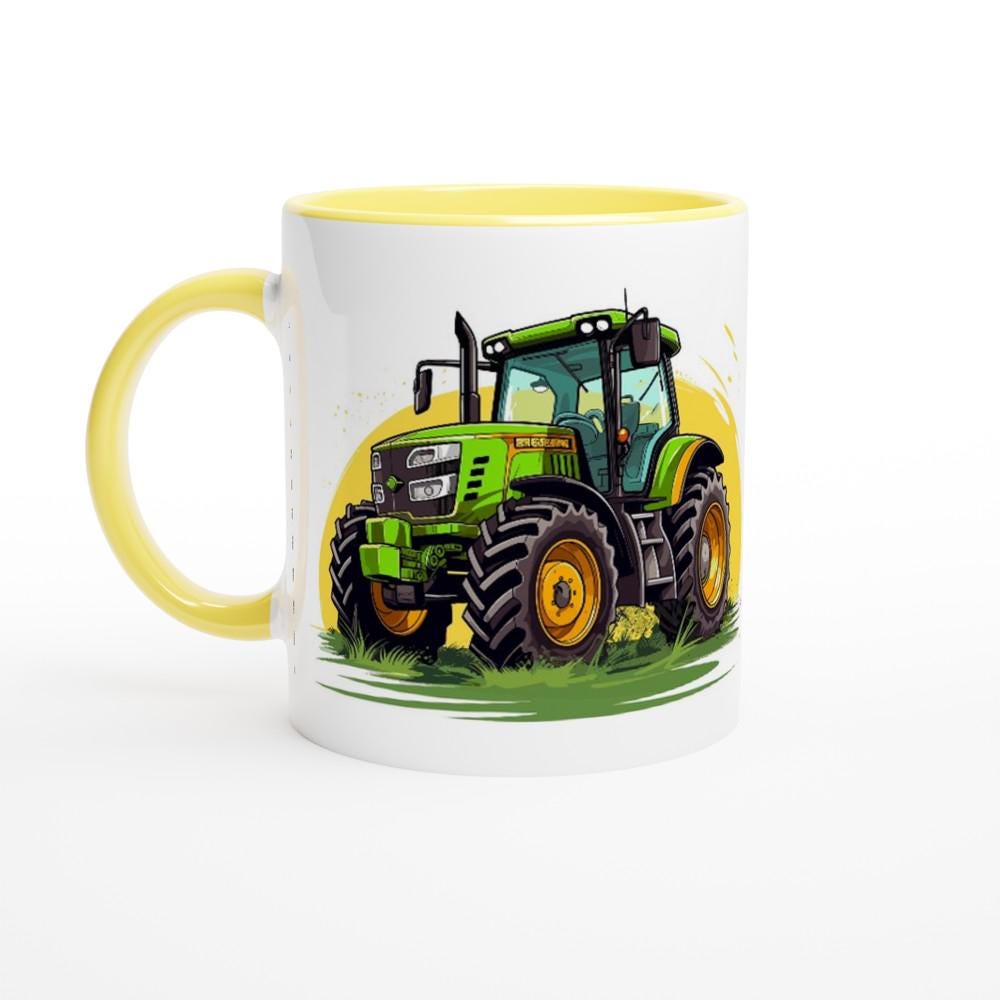 Weiße Keramiktasse mit farbiger Innenseite, versch. Farben zur Auswahl, personalisiert mit deinem Wunschnamen