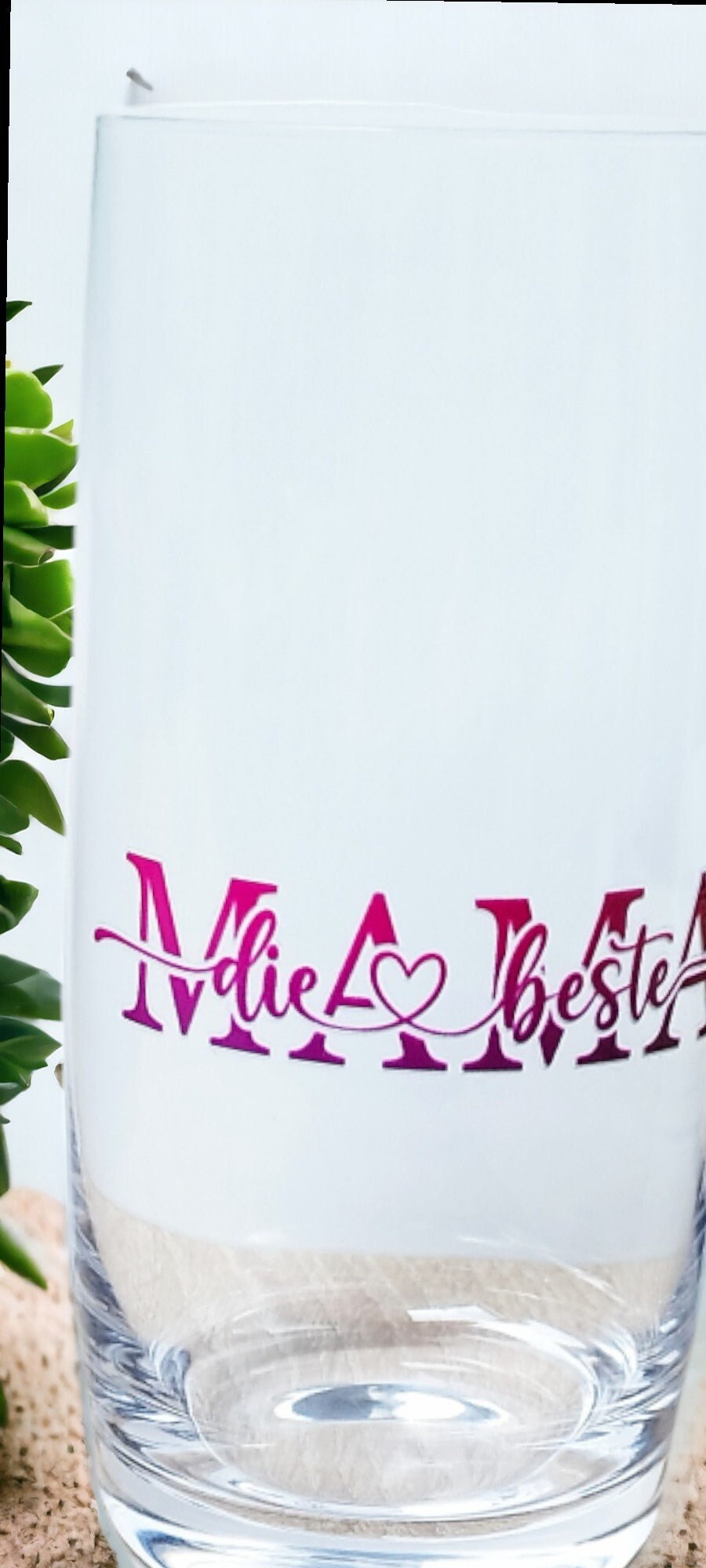 Das perfekte Trinkglas für die beste Mama - Ideales Geschenk zum Muttertag