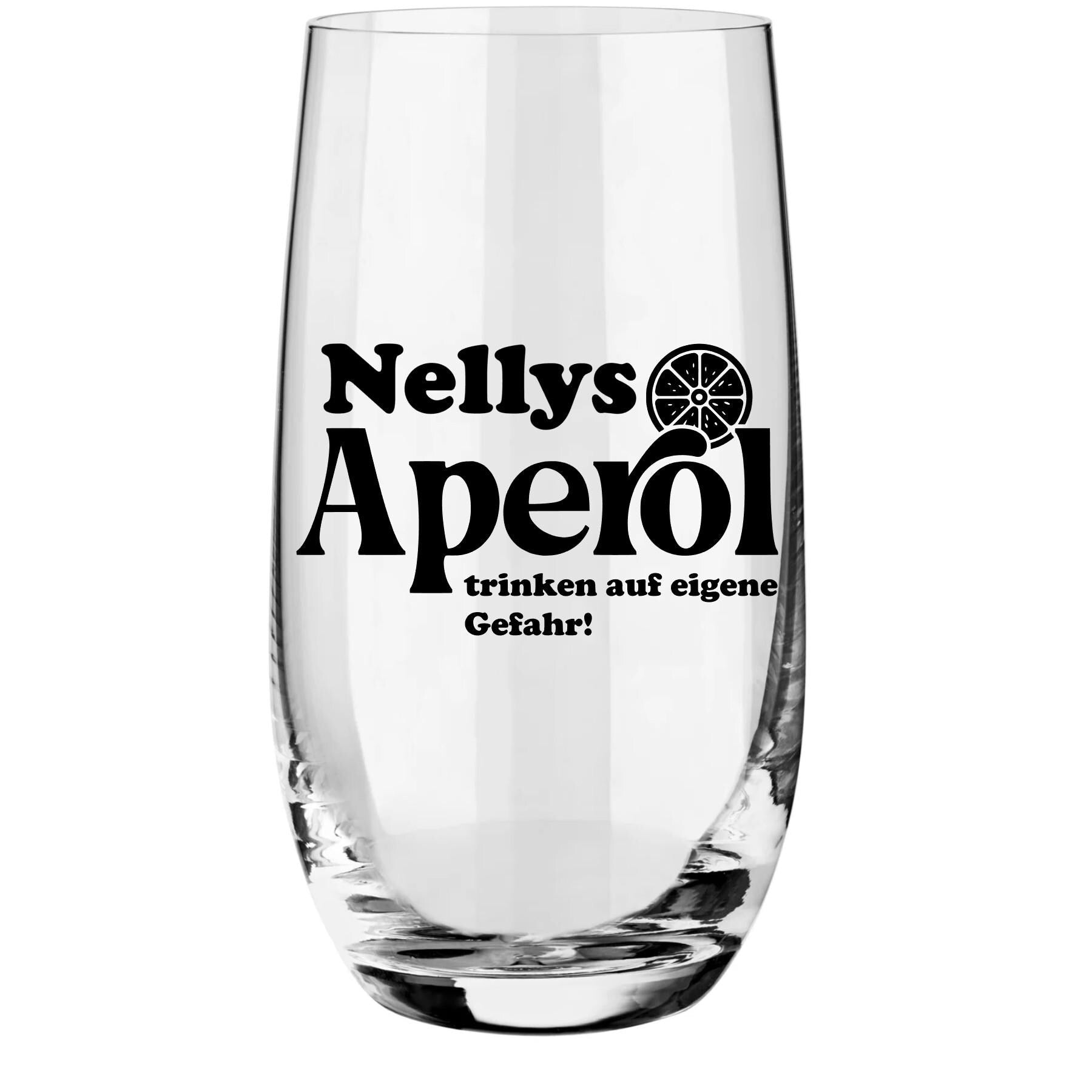 Cocktailglas, Aperol Glas graviert mit Namen, Geschenk für beste Freundin, für Mädels Abende, JGA Becher, edles Trinkglas,  Art.-Nr.AG01