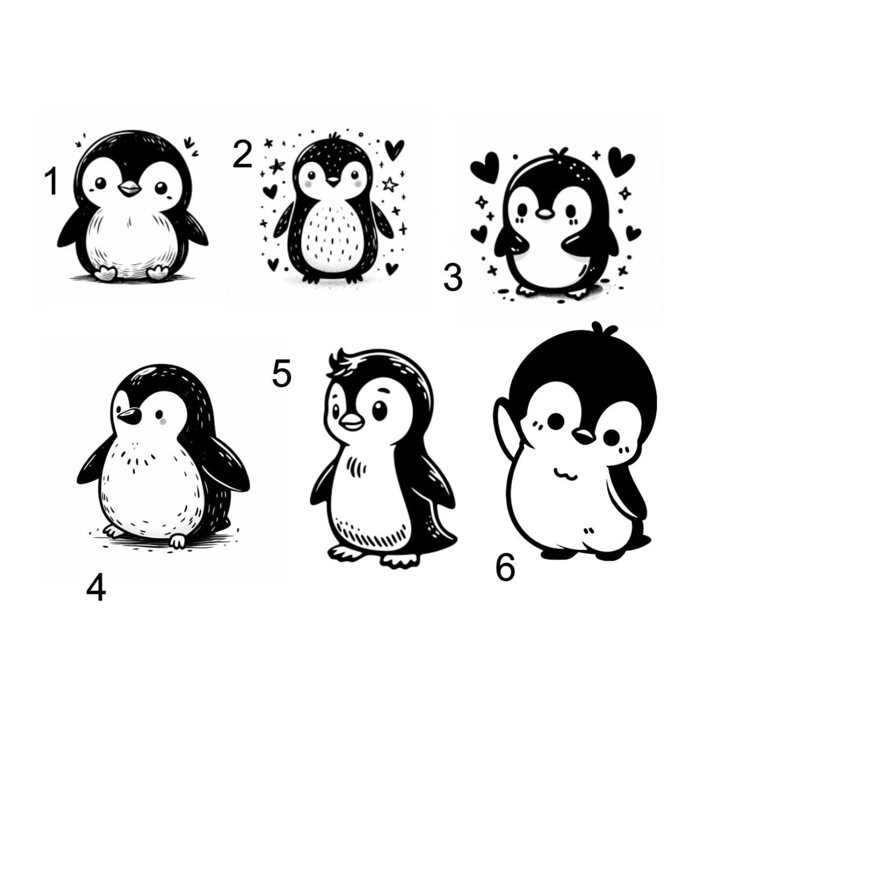 Einzigartiges, personalisiertes Kindertrinkglas, mit Pinguin und Namen graviert, handlich für kleine Kinderhände, versch. Glas-Farben-Formen