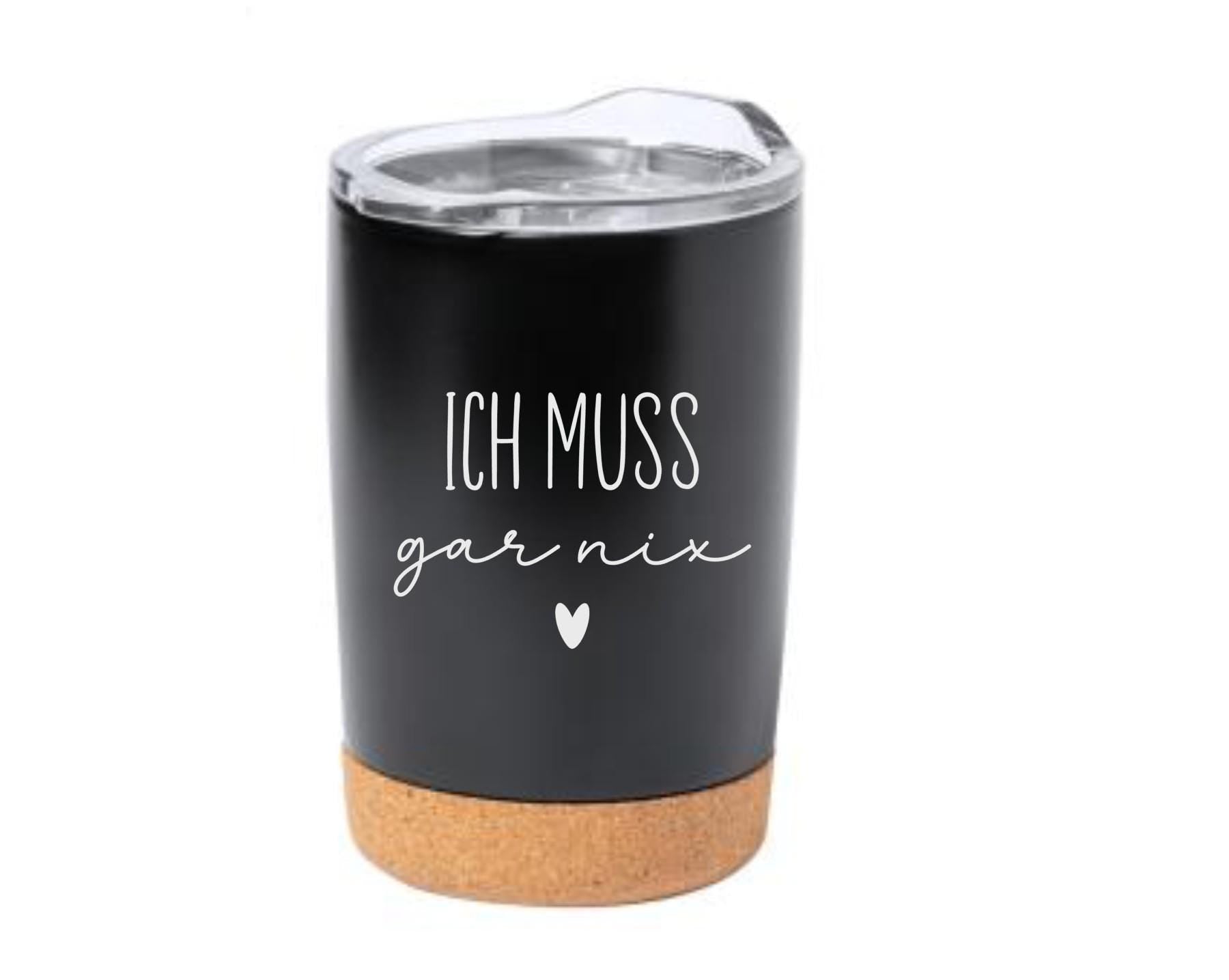 Thermobecher mit frechen Spruch, Tasse mit Spruch, Kaffeebecher, auf Wunsch mit Namen, Geschenk für Freundin, für unterwegs, Art.Nr. TB-11