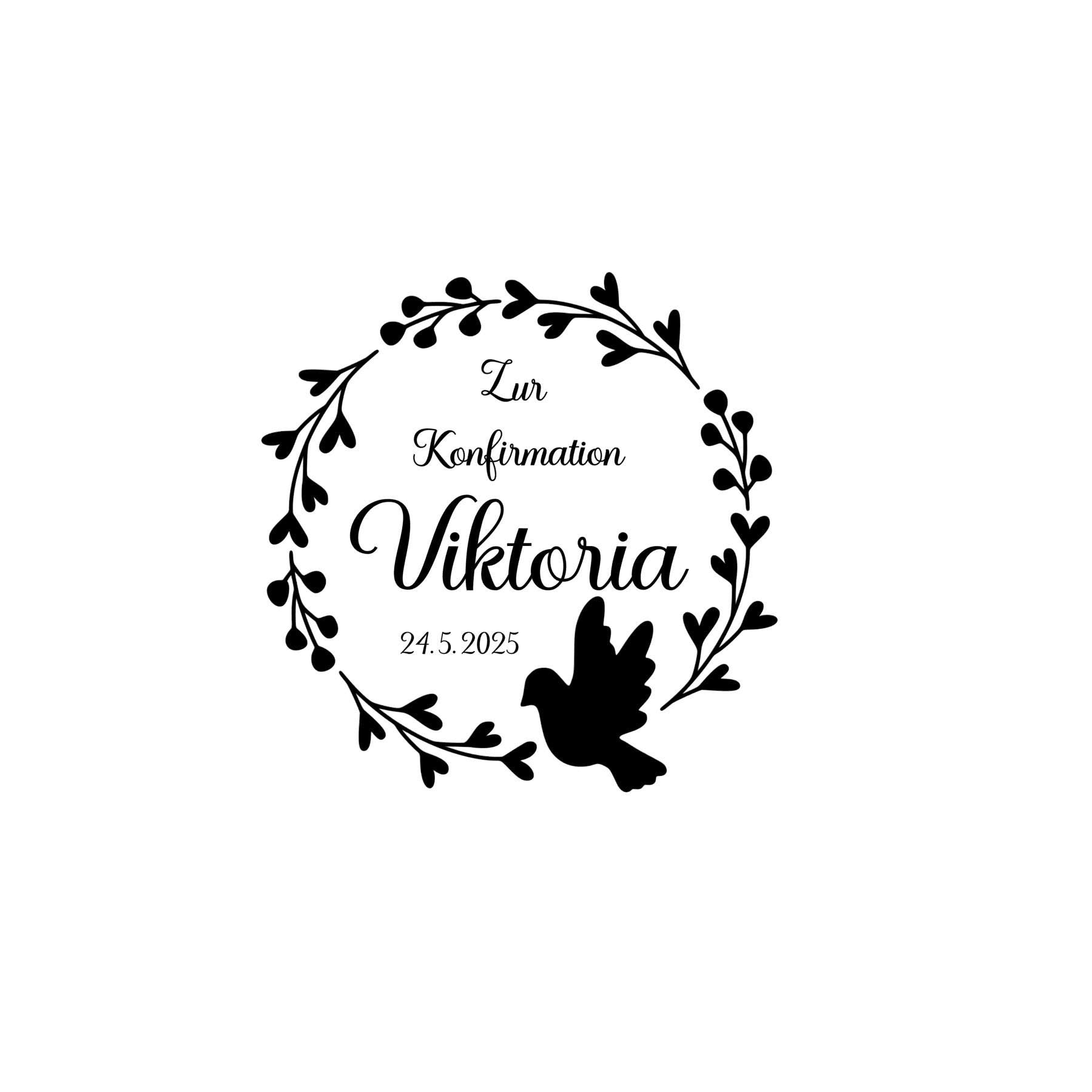 Trinkglas Kommunion, Konfirmation, Taufe, Geschenk Geburt, für Jungen und Mädchen, Erinnerungsgeschenk, graviert, personalisiert, mit Namen