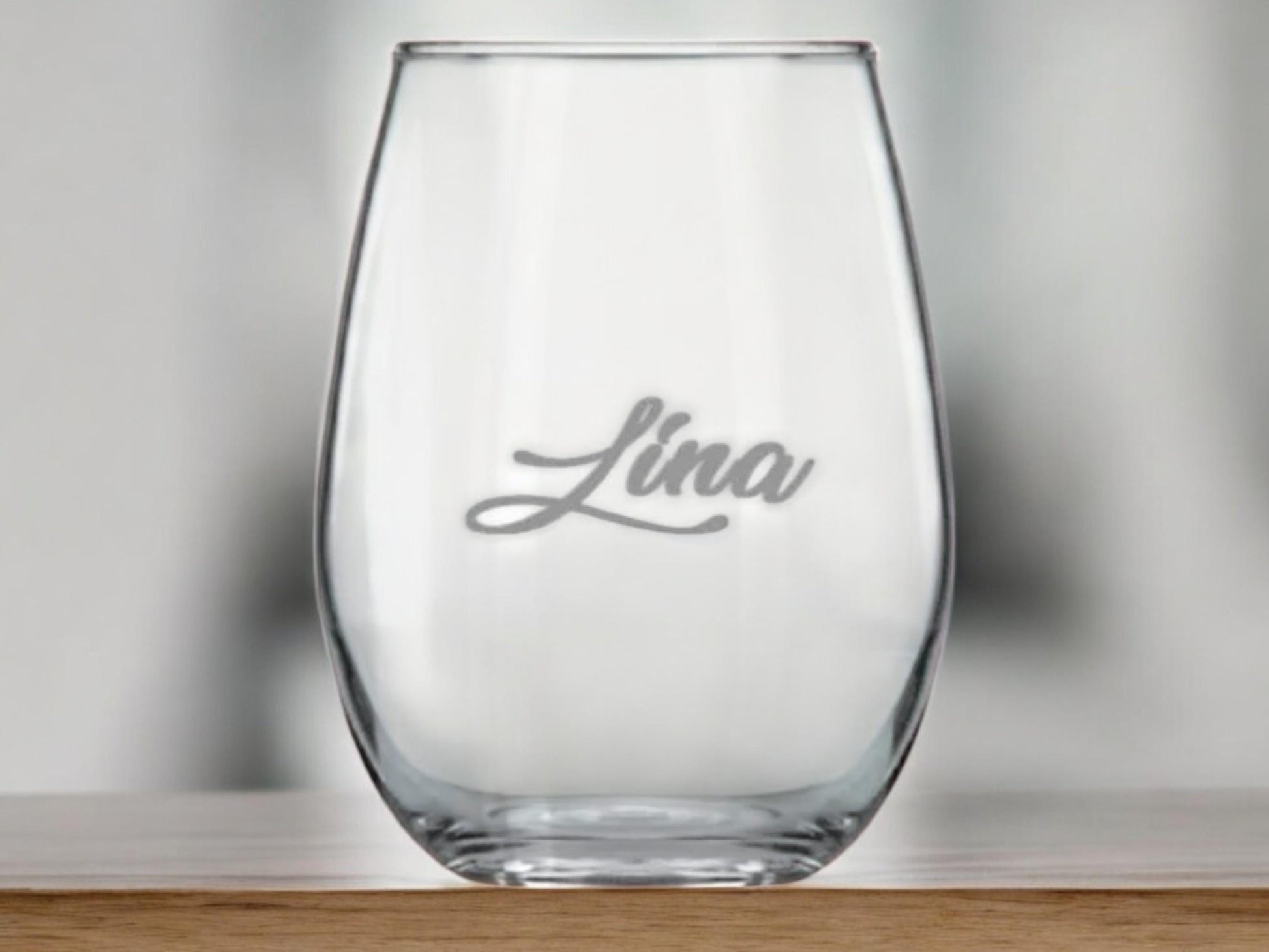 Wasserglas, Trinkglas mit Namensgravur, Geschenk, einzeln, im 4er oder 6er Set