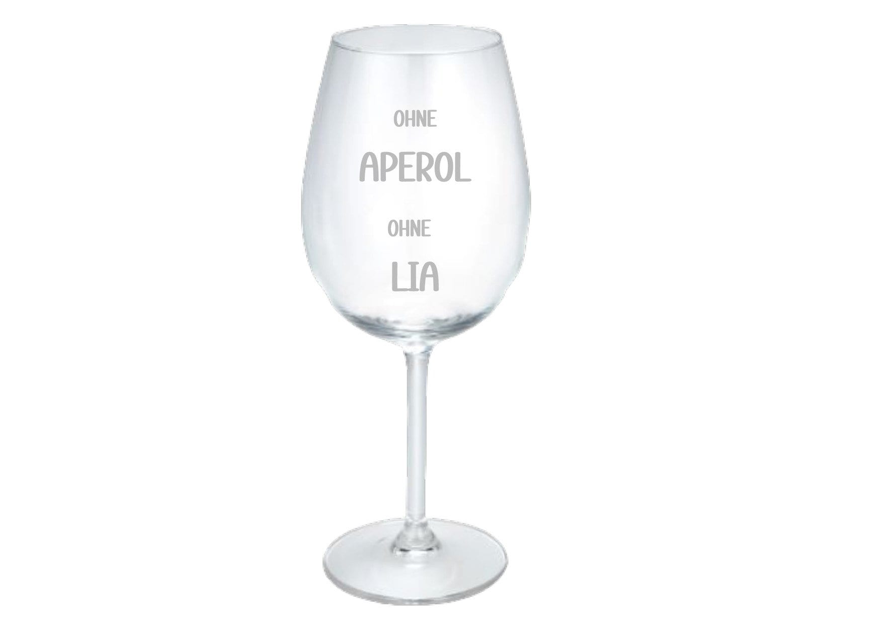 Personalisierbares Aperol Spritz Glas mit Namensgravur – Stilvoller Genuss für besondere Momente! Geschenk für einen besonderen Menschen!