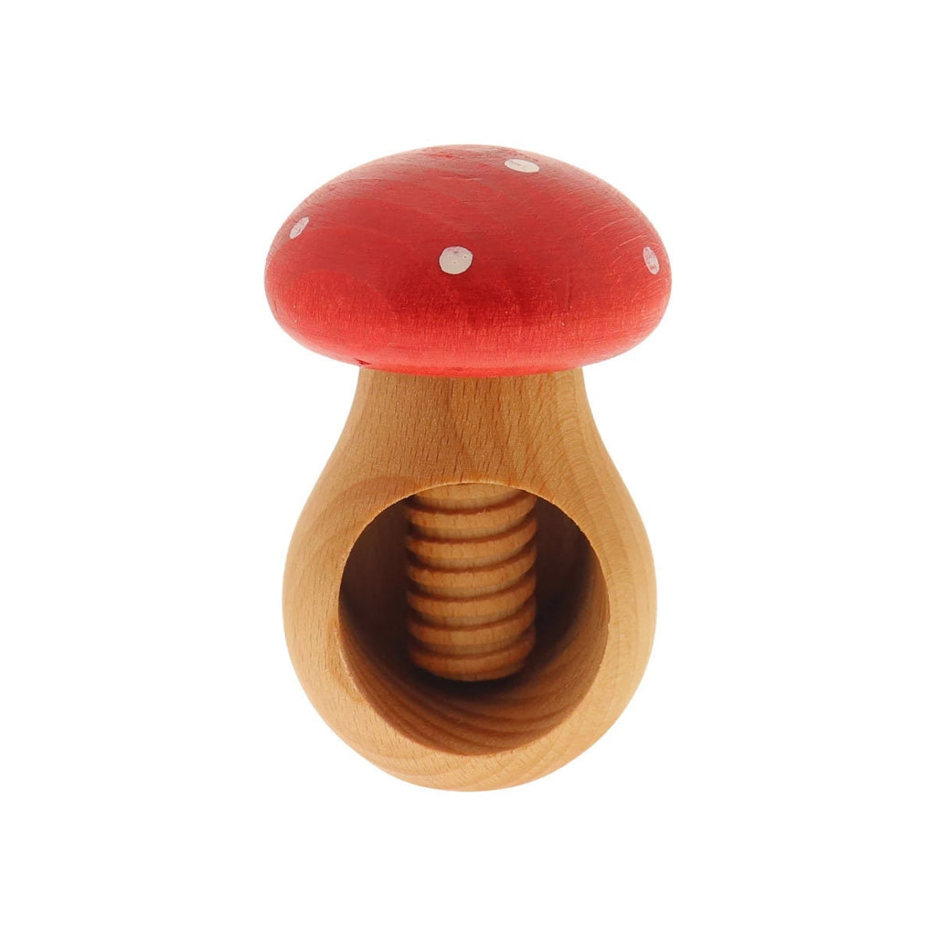 Nussknacker Pilz, Massiv Holz, Nüsse knacken, personalisiert