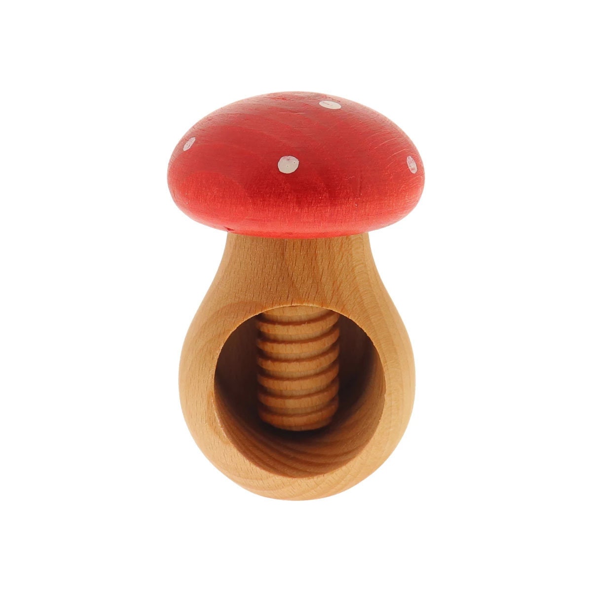 Nussknacker Pilz, Massiv Holz, Nüsse knacken, personalisiert
