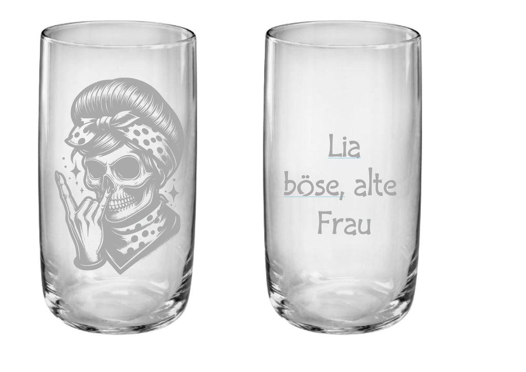 Einzigartiges Funglas im Totenkopf-Design – Perfektes Geschenk für Sammler und Enthusiasten, Spaß-Geschenk, Skull Design