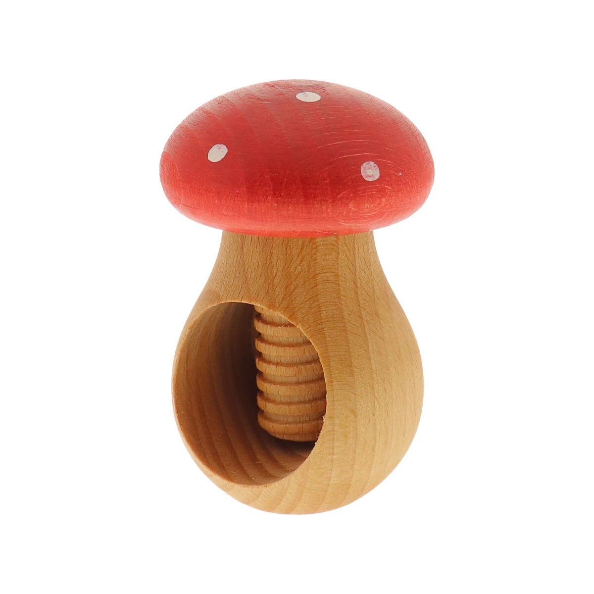 Nussknacker Pilz, Massiv Holz, Nüsse knacken, personalisiert