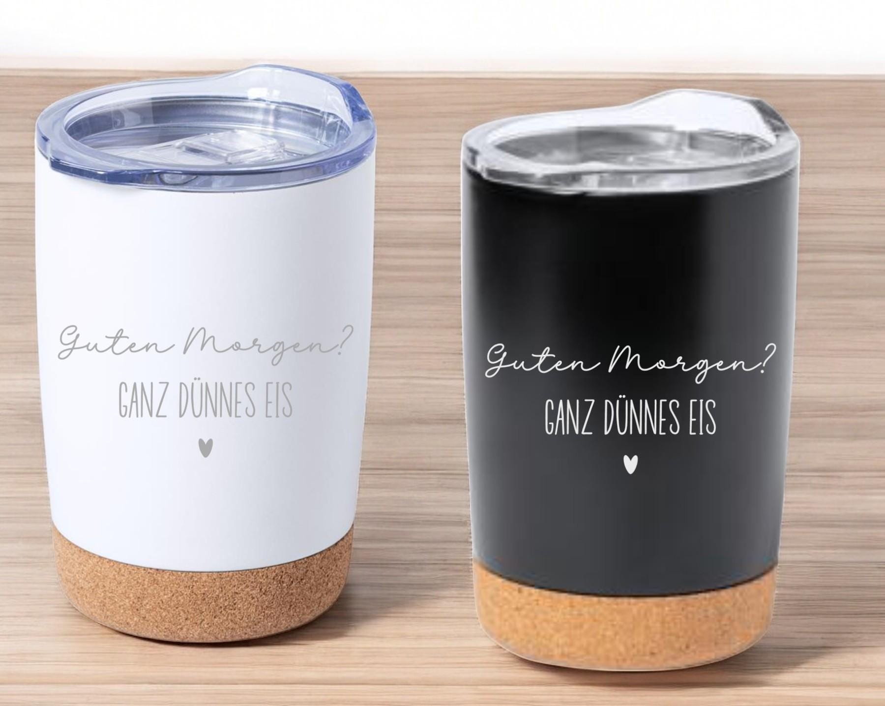 Thermobecher mit frechen Spruch, Tasse mit Spruch, Kaffeebecher, auf Wunsch mit Namen, Geschenk für Freundin, für unterwegs, Art.Nr. TB-8