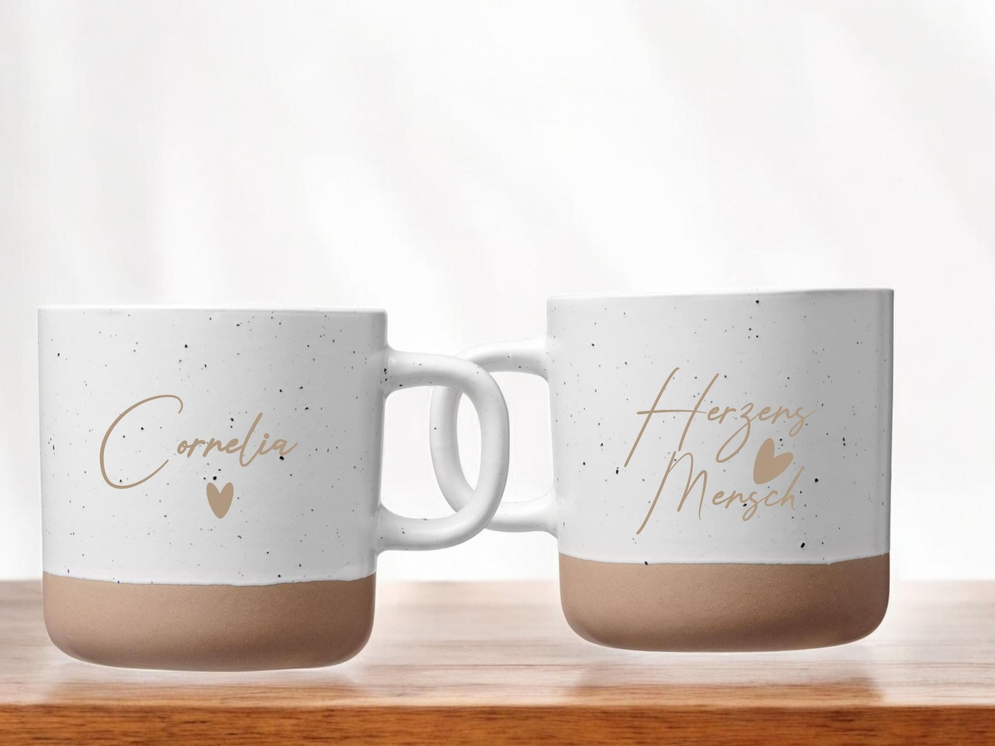 Personalisierte Tasse aus Keramik, Herzensmensch, versch. Varianten, Geschenk für die Freundin, Geschenk für Mama, mit Namen, Art.-Nr. KT1