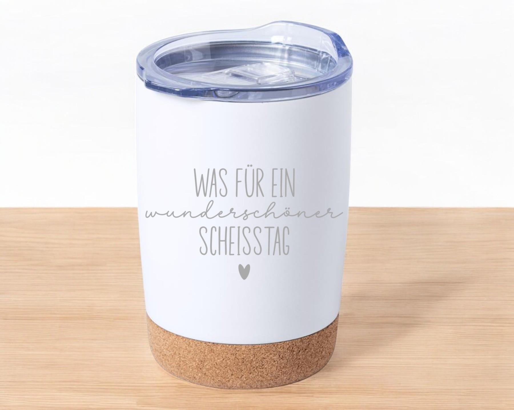 Thermobecher mit frechen Spruch, Tasse mit Spruch, Kaffeebecher, auf Wunsch mit Namen, Geschenk für Freundin, für unterwegs, Art.Nr. TB-14