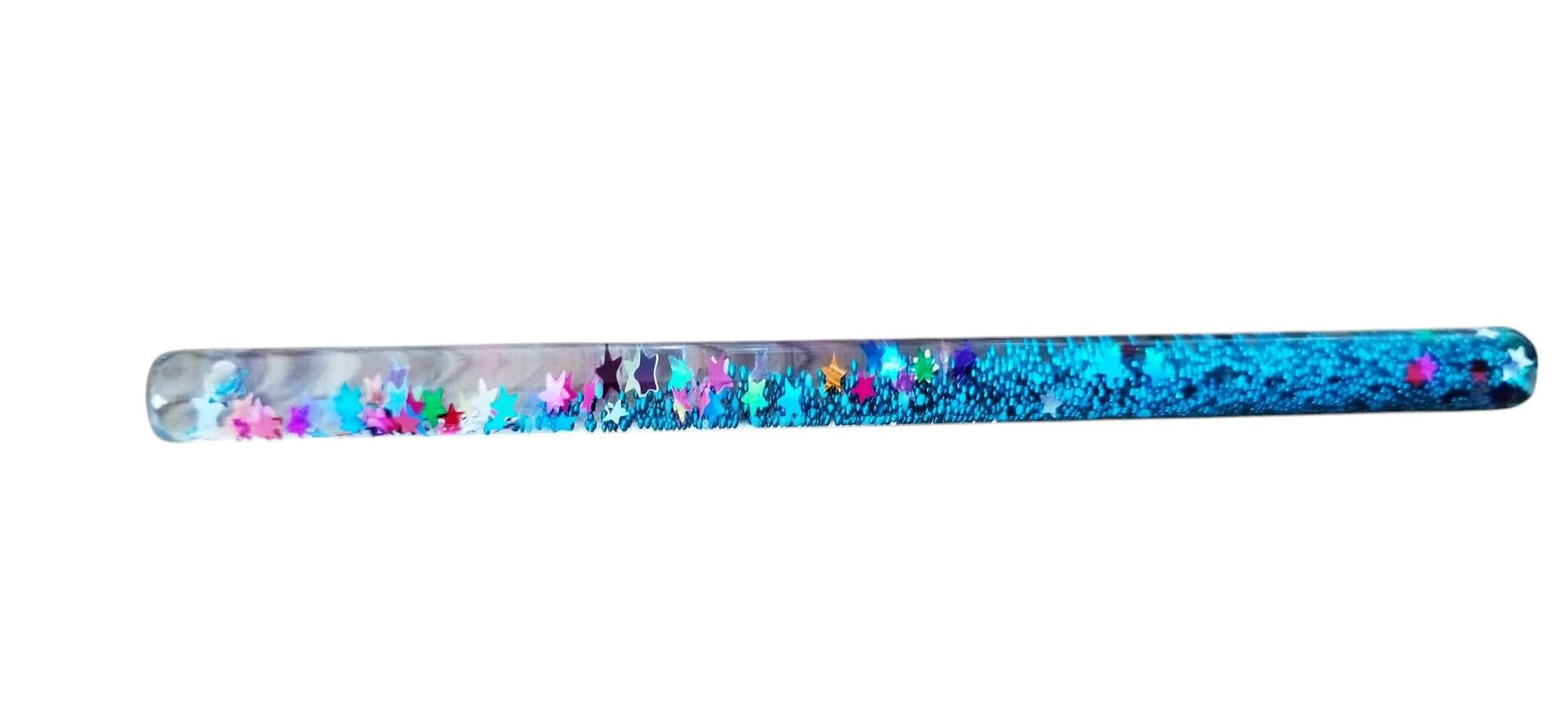 Kleiner Zauberstab mit einem Funken Magie! In versch. Farben, mit Glitter und Glitzer, 15 cm lang, als Geschenk für kleine Magier! A.-Nr. 01