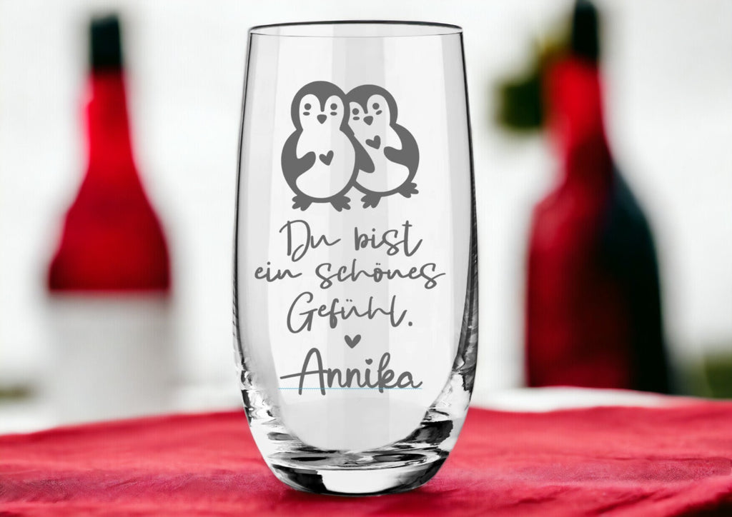 Personalisierte Trinkgläser für deinen Herzensmenschen - einzigartig graviert! Geschenk für den Valentinstag, Geburtstag oder einfach mal so