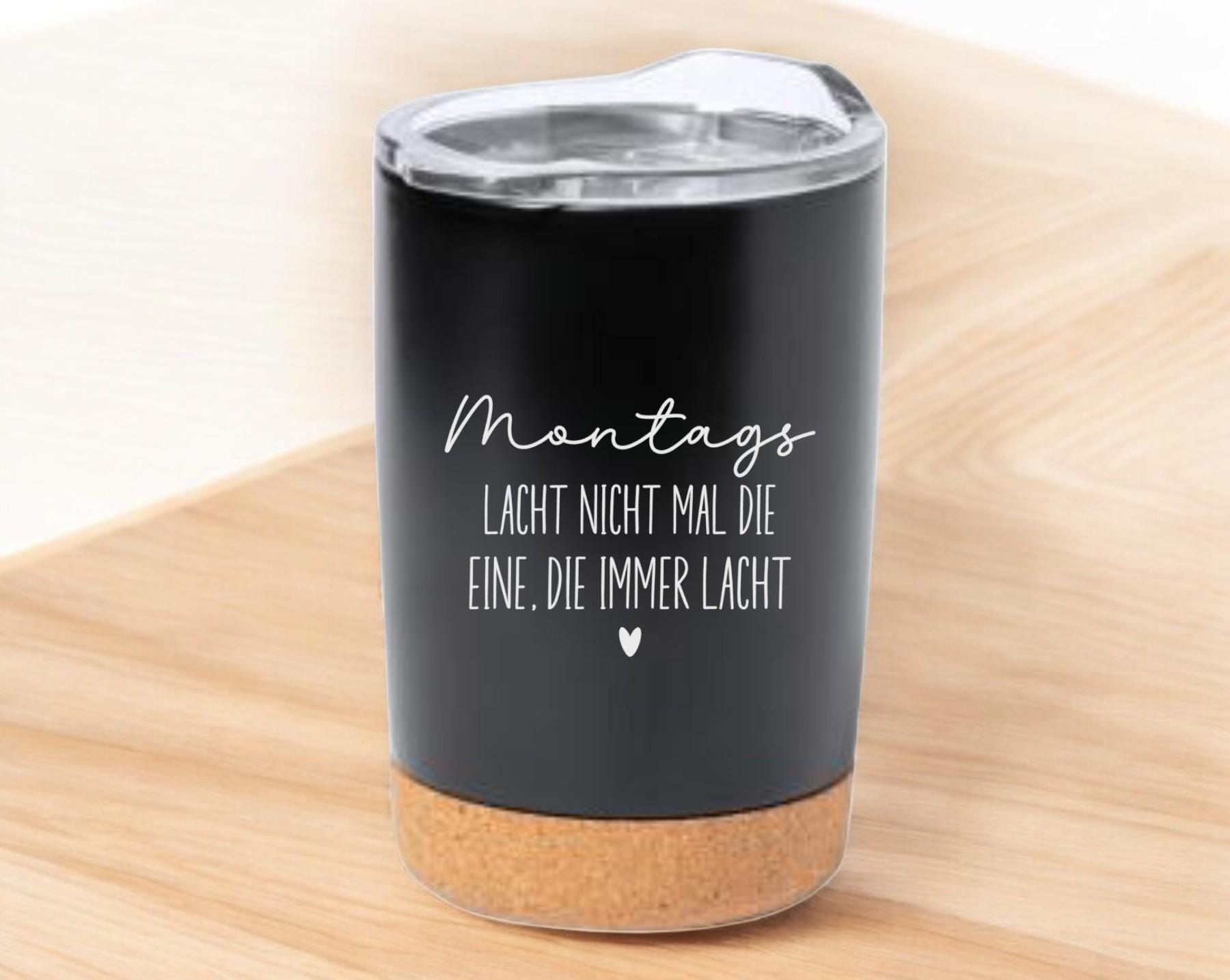 Thermobecher mit frechen Spruch, Tasse mit Spruch, Kaffeebecher, auf Wunsch mit Namen, Geschenk für Freundin, für unterwegs, Art.Nr. TB-13