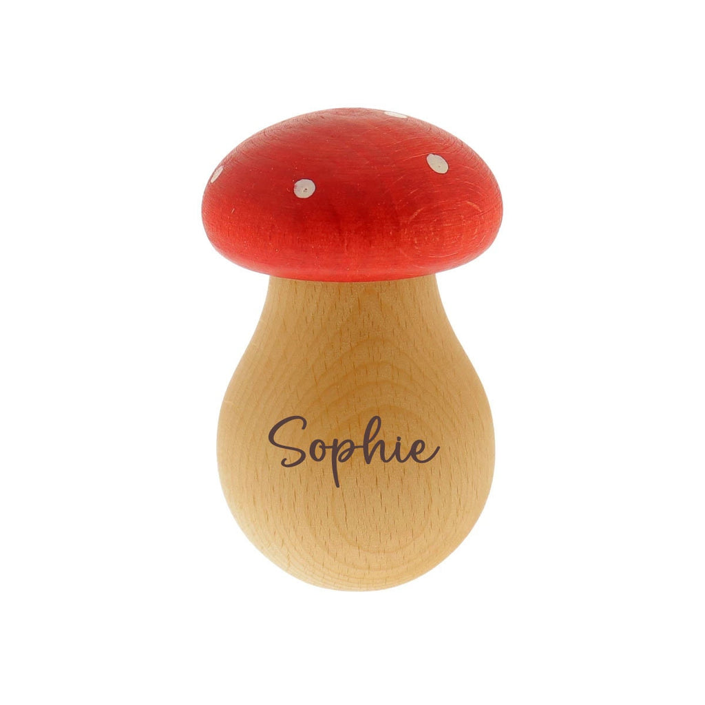 Nussknacker Pilz, Massiv Holz, Nüsse knacken, personalisiert