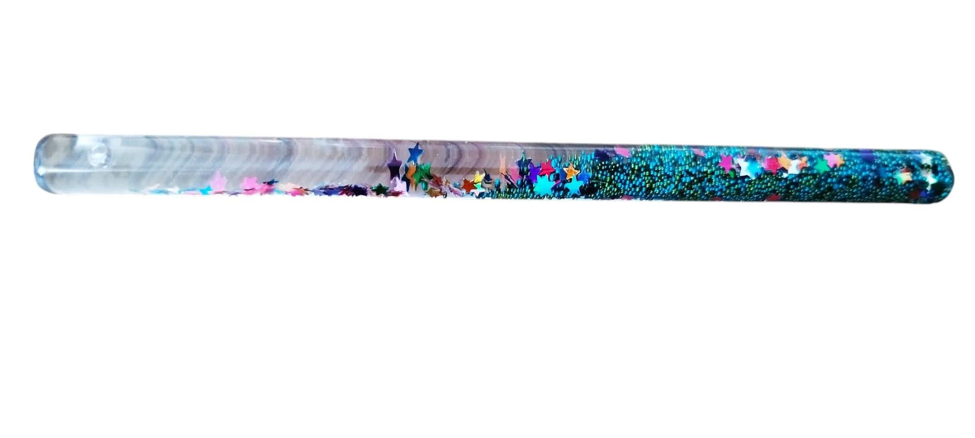Kleiner Zauberstab mit einem Funken Magie! In versch. Farben, mit Glitter und Glitzer, 15 cm lang, als Geschenk für kleine Magier! A.-Nr. 01