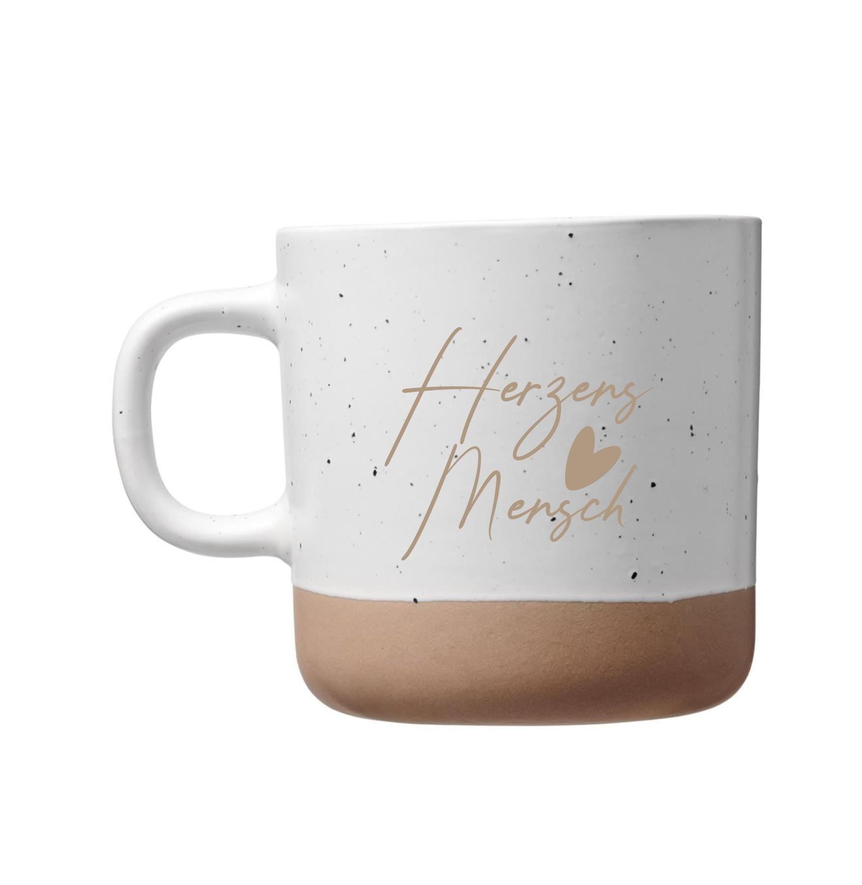 Personalisierte Tasse aus Keramik, Herzensmensch, versch. Varianten, Geschenk für die Freundin, Geschenk für Mama, mit Namen, Art.-Nr. KT1