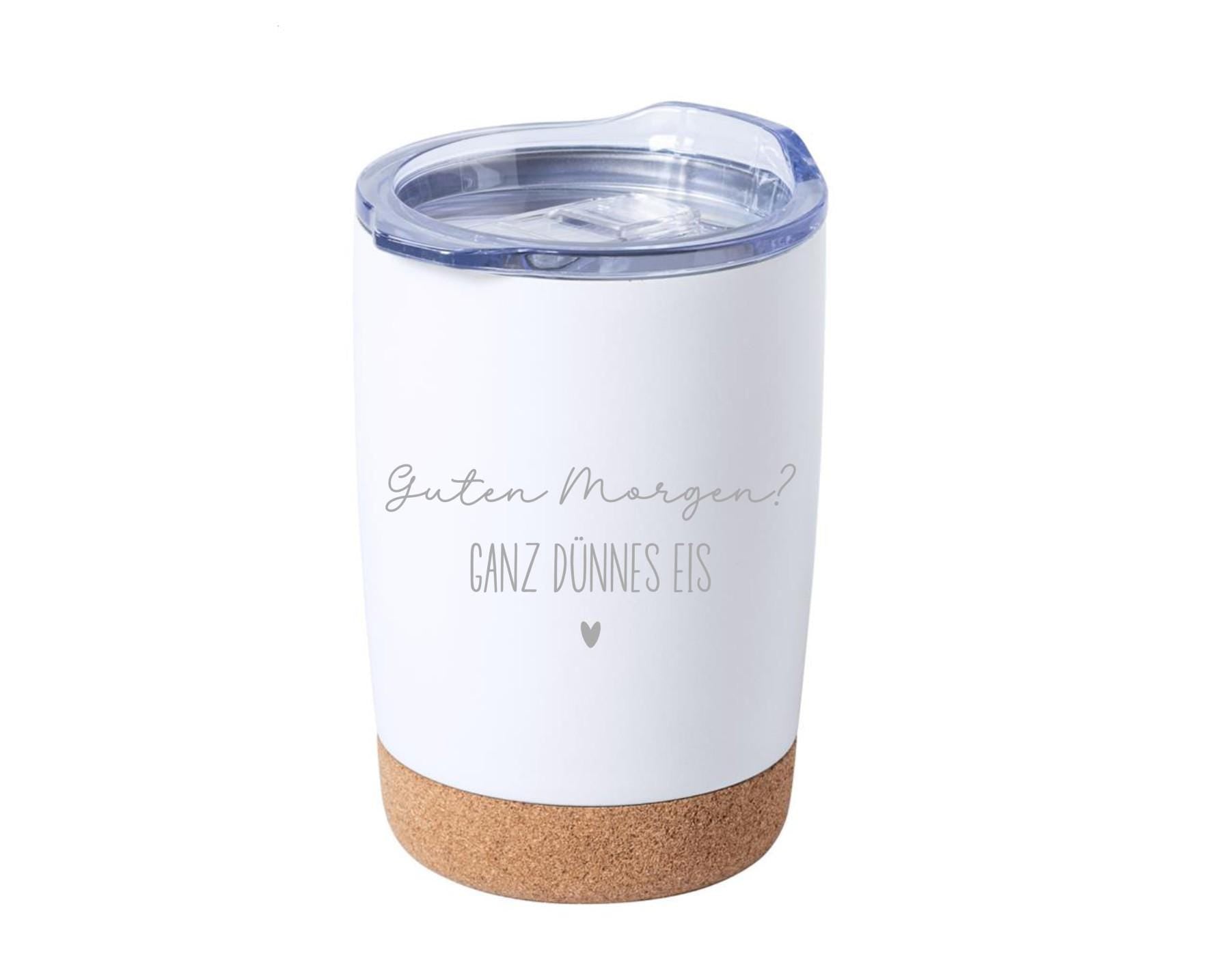 Thermobecher mit frechen Spruch, Tasse mit Spruch, Kaffeebecher, auf Wunsch mit Namen, Geschenk für Freundin, für unterwegs, Art.Nr. TB-8