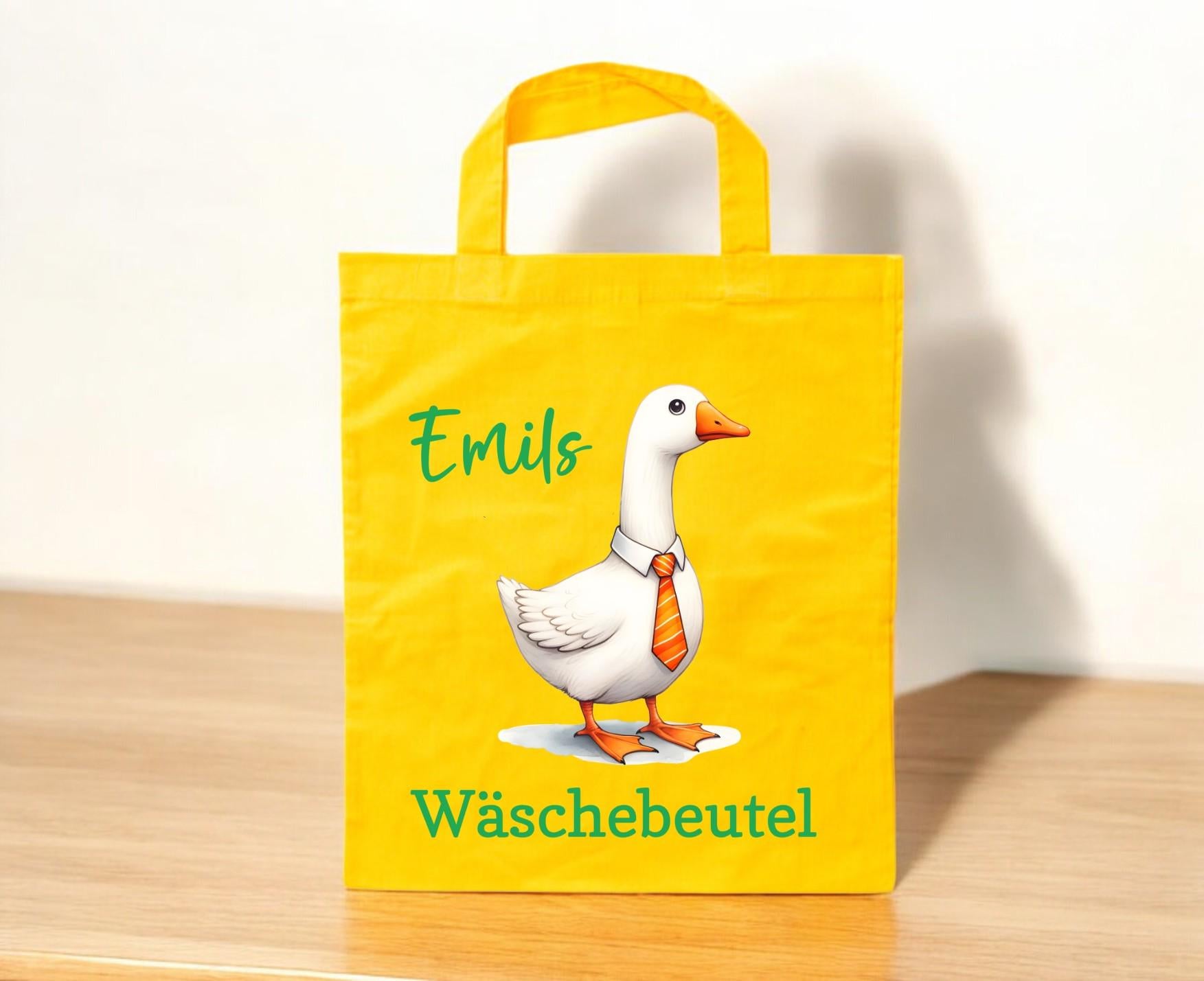 Wäschebeutel, personalisiert mit deinen Wunschnamen, Wechselwäsche für den Kindergarten oder Schule