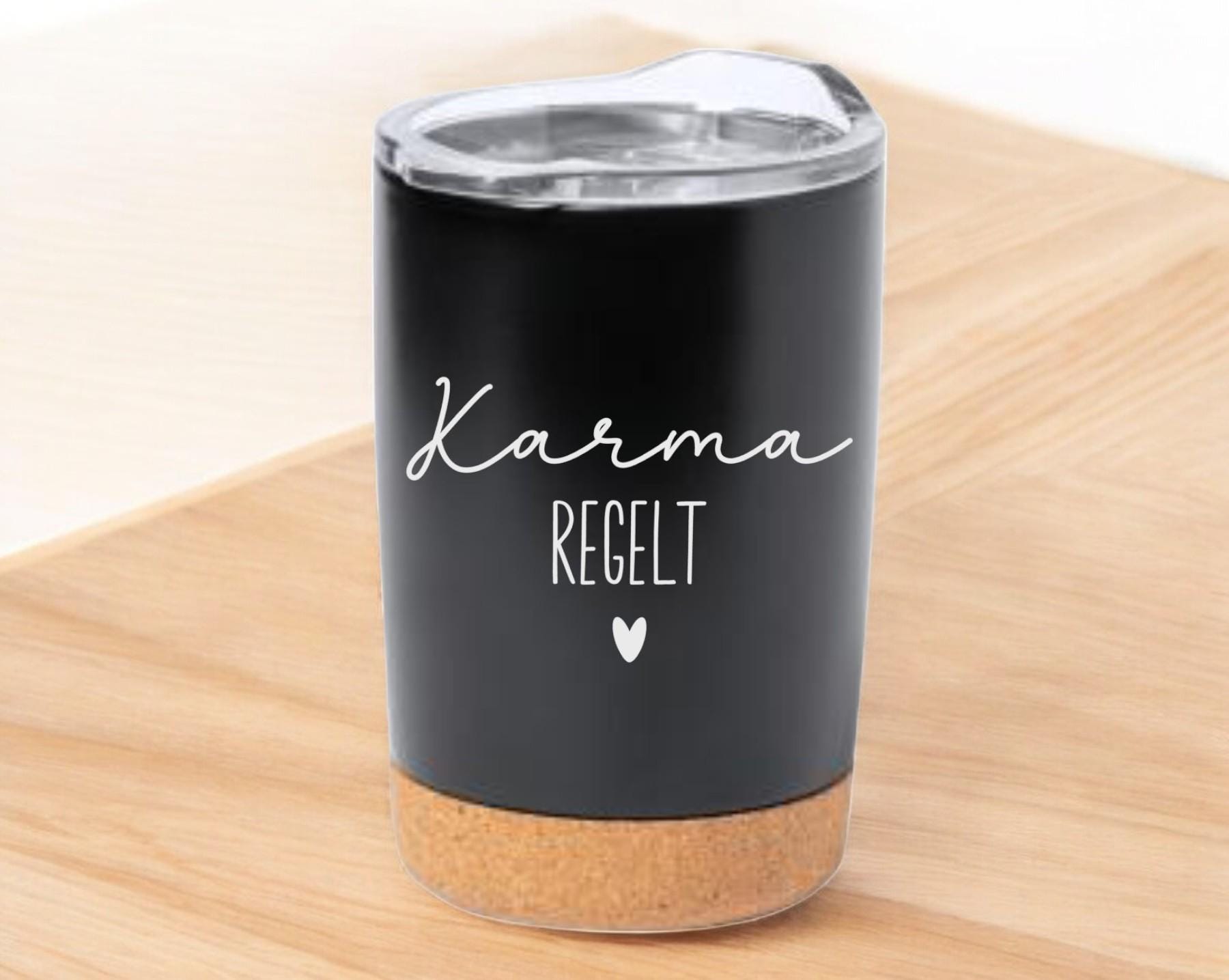 Thermobecher mit frechen Spruch, Tasse mit Spruch, Kaffeebecher, auf Wunsch mit Namen, Geschenk für Freundin, für unterwegs, Art.Nr. TB-12
