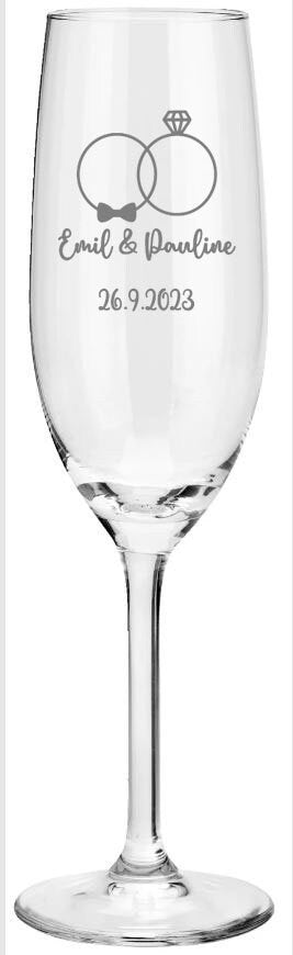Personalisiertes Sektglas - Das perfekte Geschenk für jeden Anlass! mit Gravur, Geschenk für beste Freundin, Frau, Mama uvm.