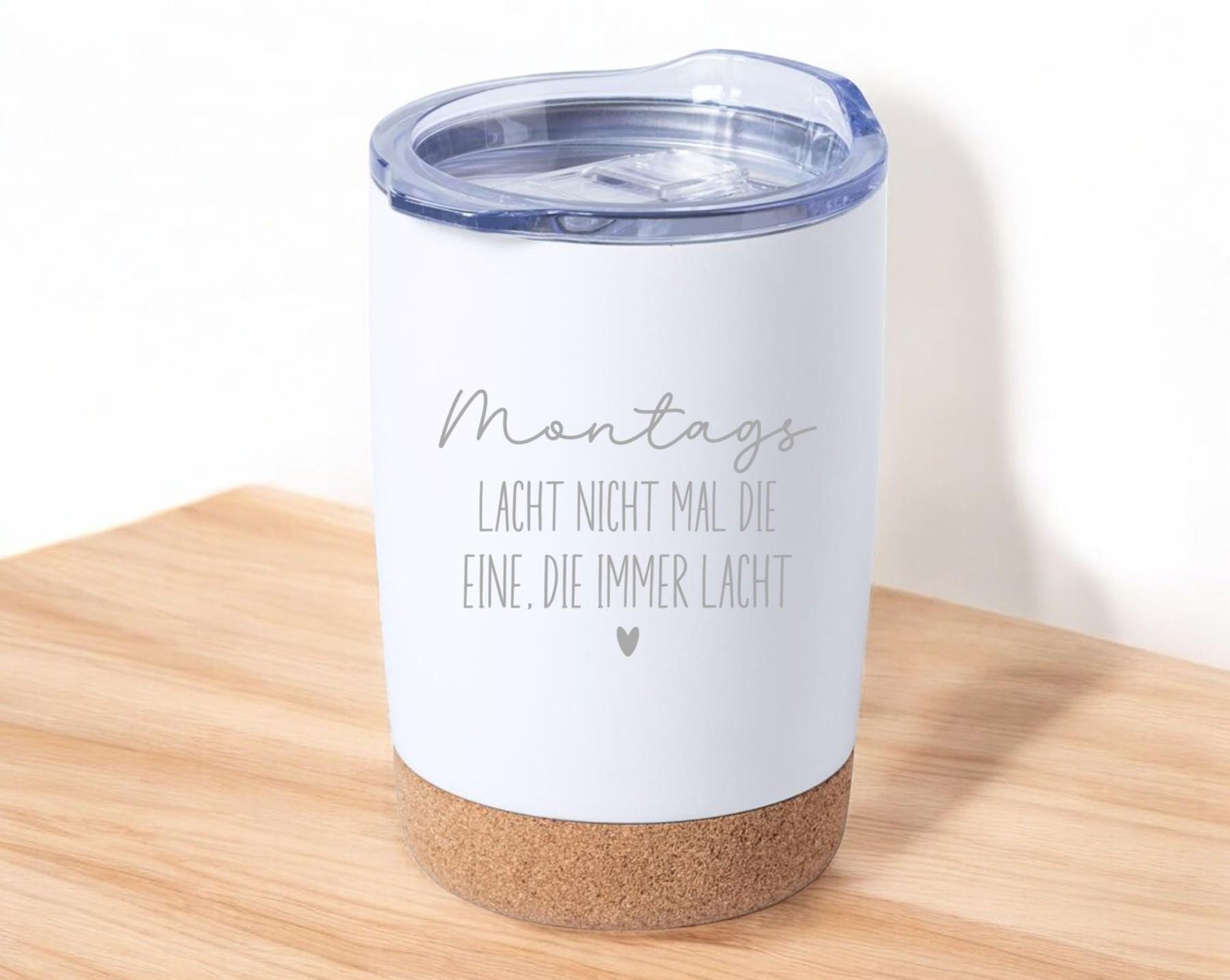 Thermobecher mit frechen Spruch, Tasse mit Spruch, Kaffeebecher, auf Wunsch mit Namen, Geschenk für Freundin, für unterwegs, Art.Nr. TB-13