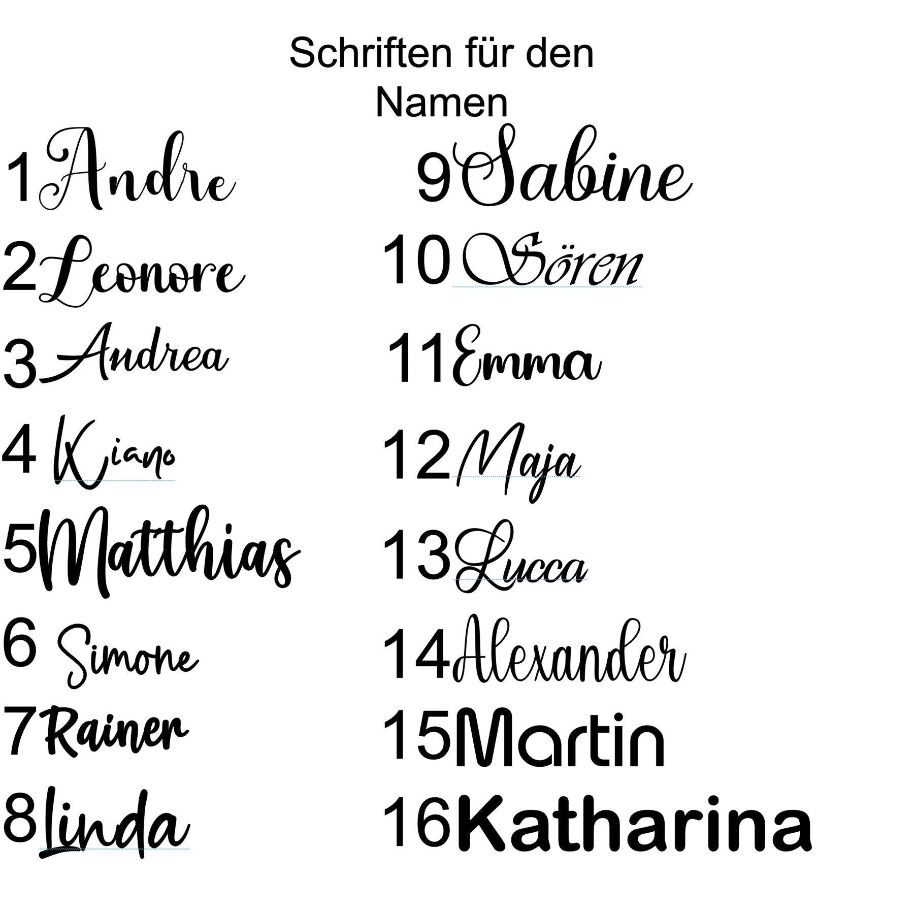 Personalisiertes Trinkglas mit Gravur, individueller Name & Design, Geschenk für jedes Alter, Weihnachtsgeschenk, Geburtstagsgeschenk